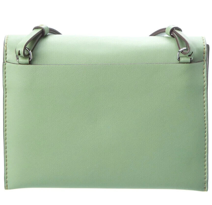 Proenza Schouler White Label Artichoke Green Accordion Flap Shoulder Bag