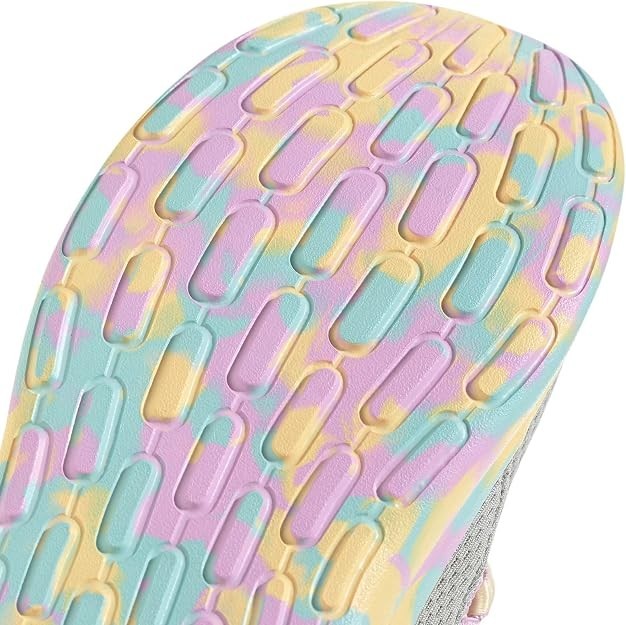 Adidas Unisex kidsLite Racer Adapt 7.0, Grey/ Orange Tint/Bliss Lilac,4