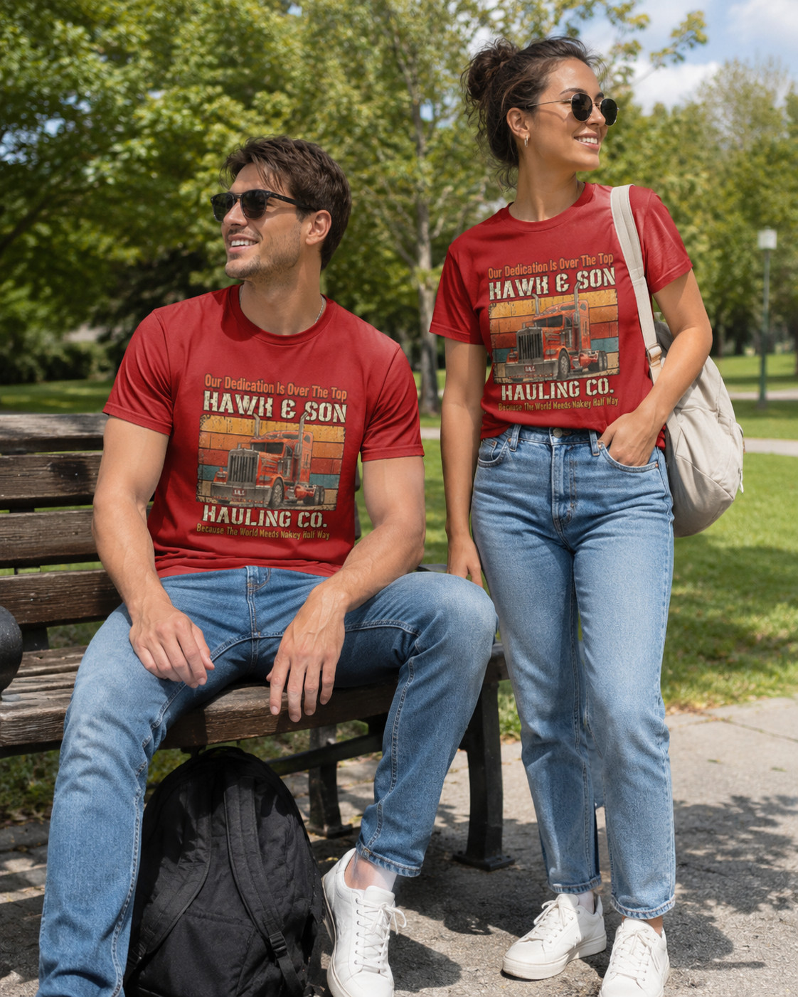 Hawk and Son Hauling Company Big Rig Pride T-Shirt