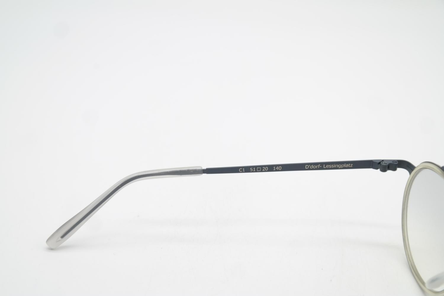Sunglasses Düsseldorf Eyewear Lessingplatz Grey Transparent Oval