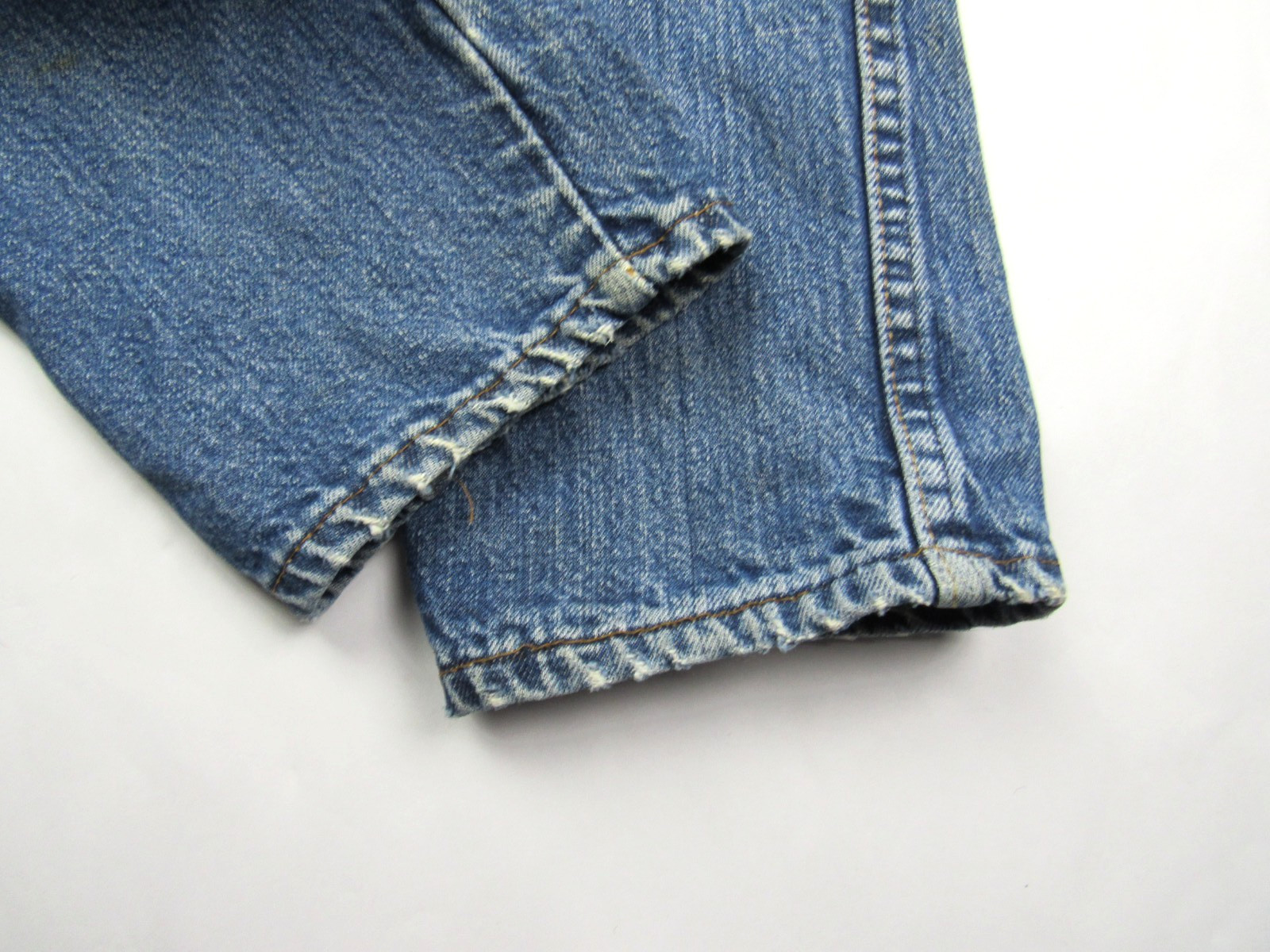 Vtg 1960s Levis Big E Orange Tab 606 Super Slim Denim Jeans 30 x 29 Talon Zip