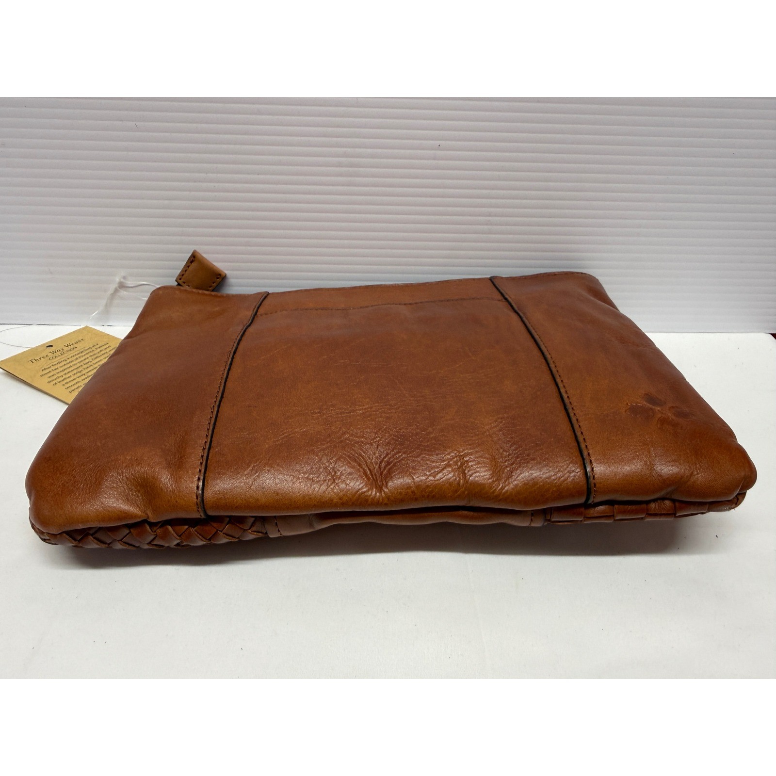 Patricia Nash Suvarelli Three Way Weave Leather CLUTCH PURSE NWTS