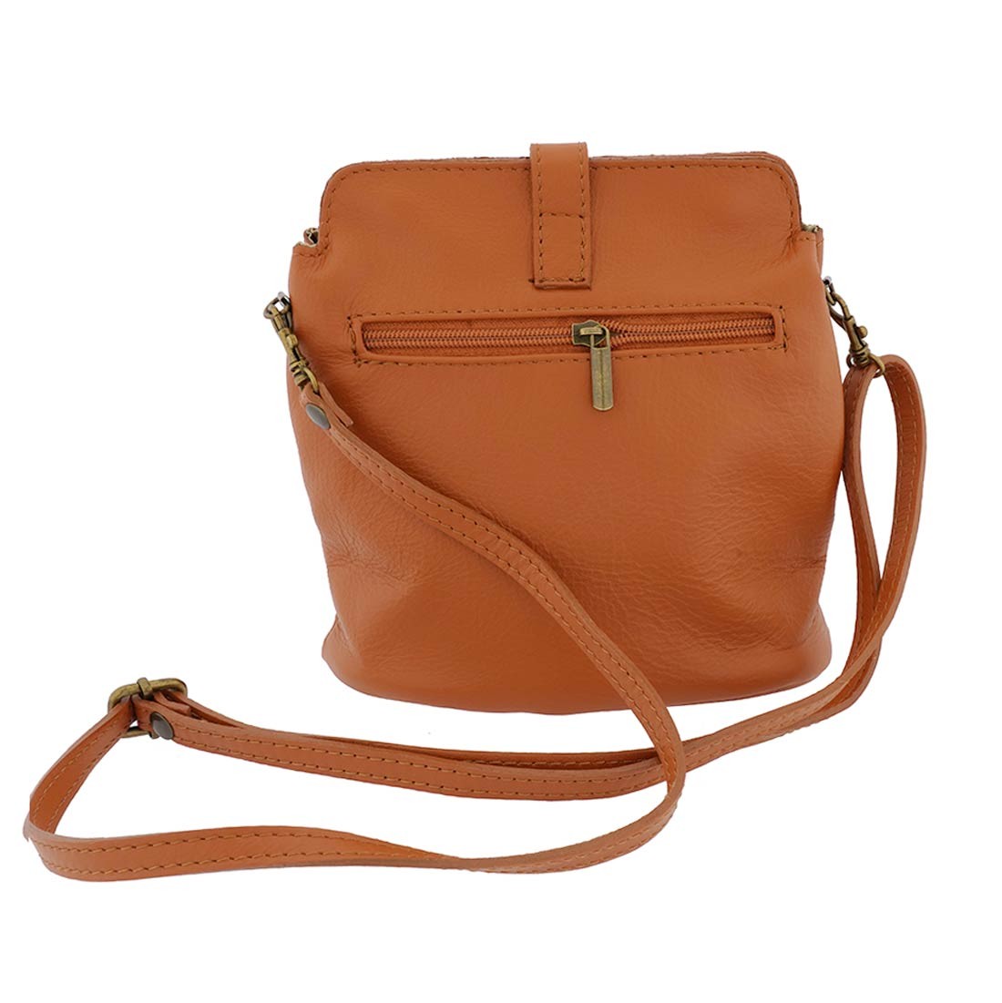 GlassOfVenice Fioretta Italian Genuine Leather Small Crossbody Shoulder Bag Purs