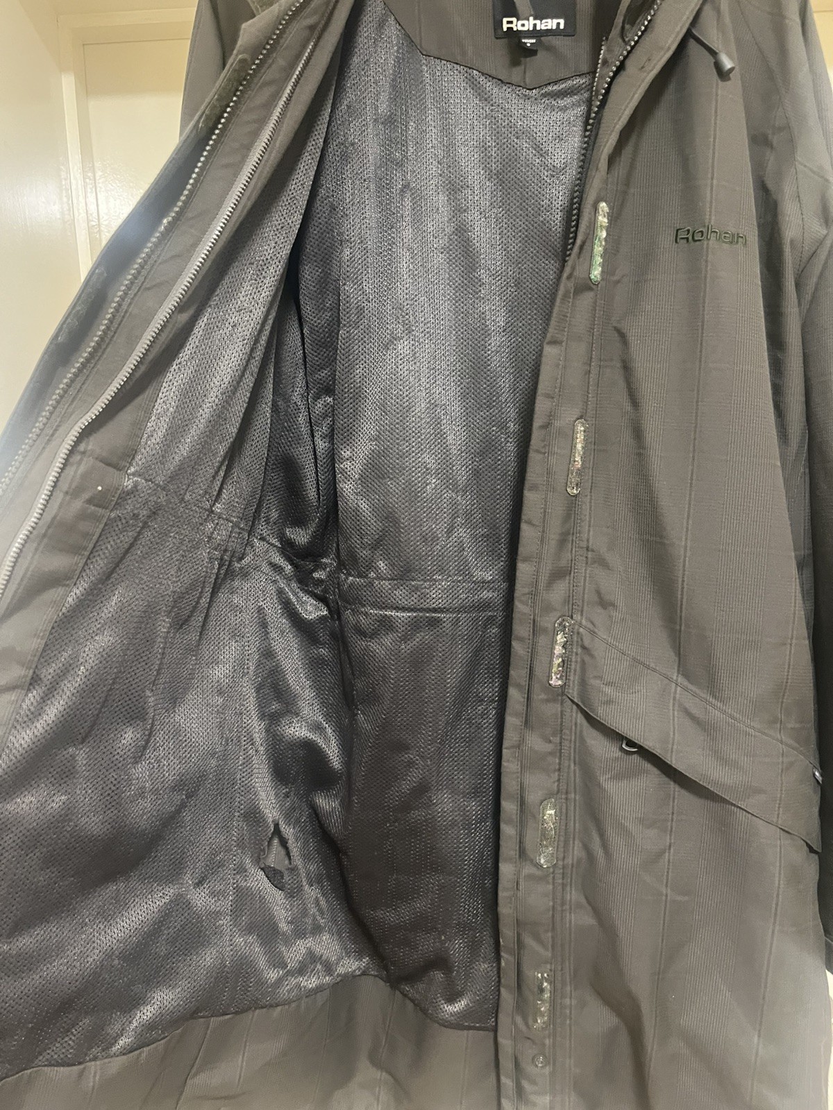 Rohan Womens Hilltop Jacket Barricade Waterproof Olive Green Size Small