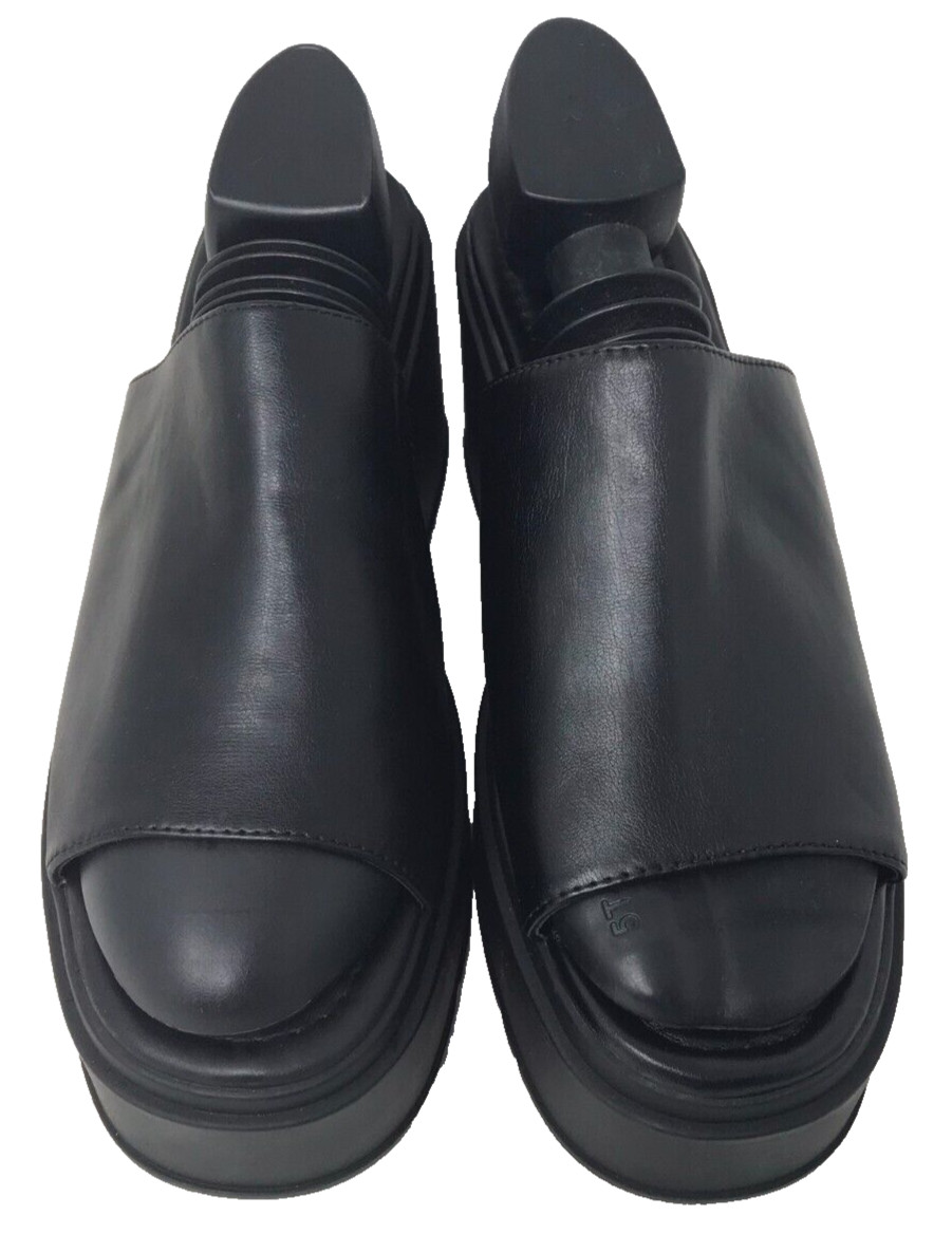 Madden Girl Women’s Windy Slip On Comfort Wedge Sandals Black Size:9.5 205N