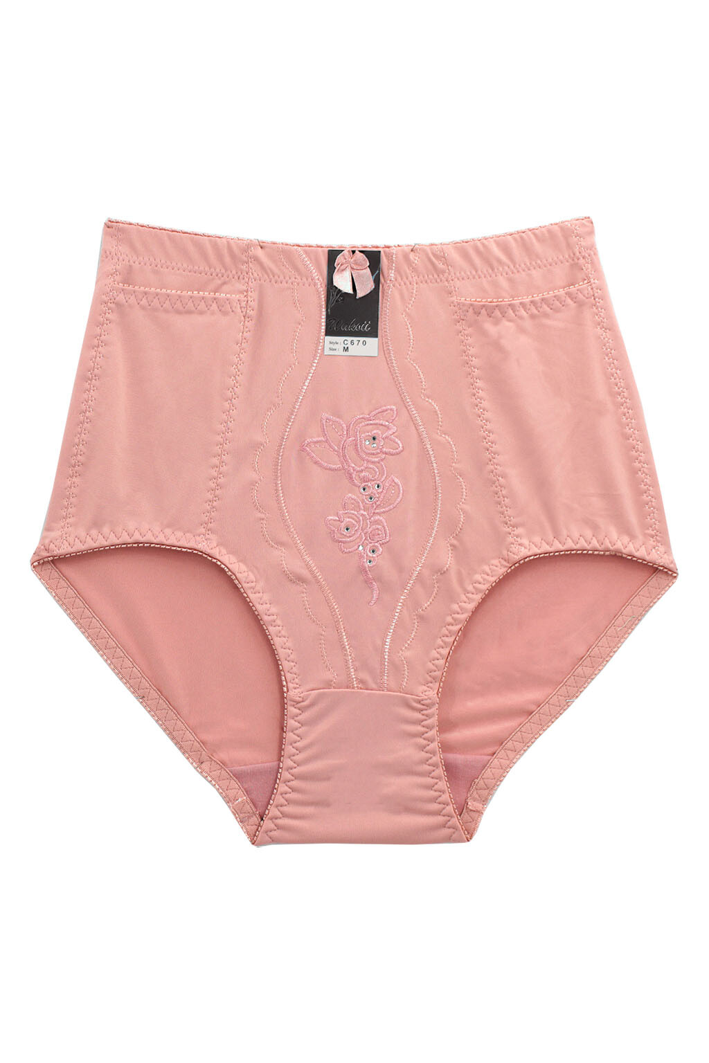 Lot 6 Tummy Control Panties Brief Front Side Pockets S M L XL 2XL 3XL 4XL 670