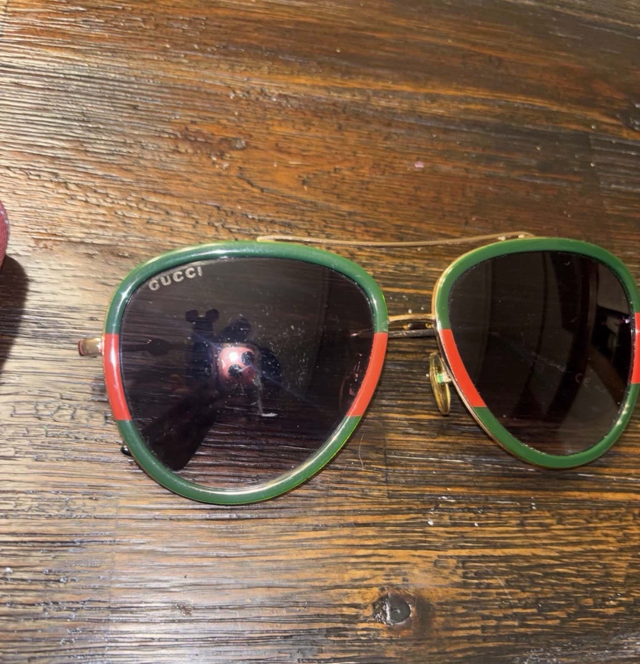 Gucci GG0062S 57mm Aviator “web” Sunglasses