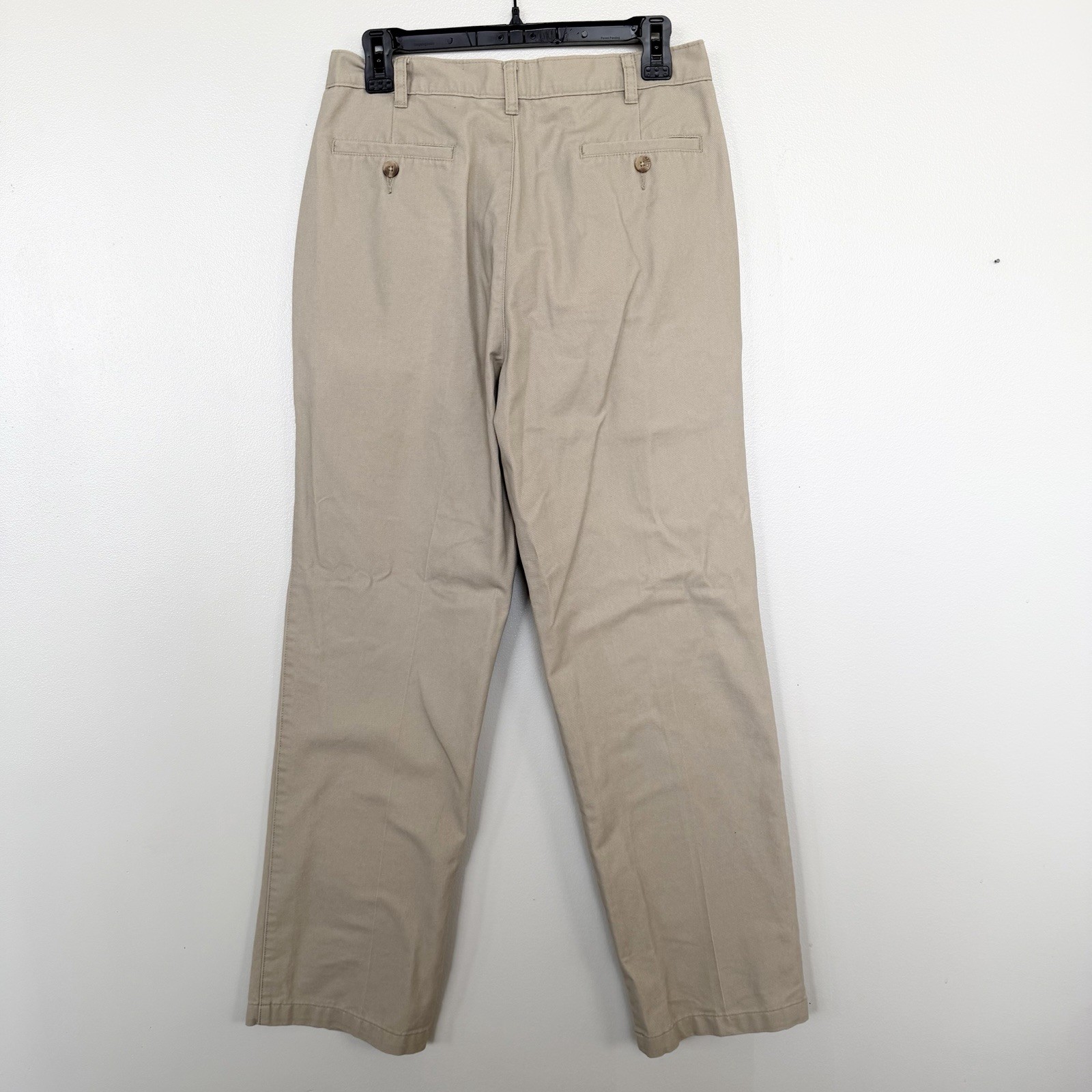 George 30×32 Measures 29×30 Mens Pleated Khaki Pants Beige Chino Barley Pants