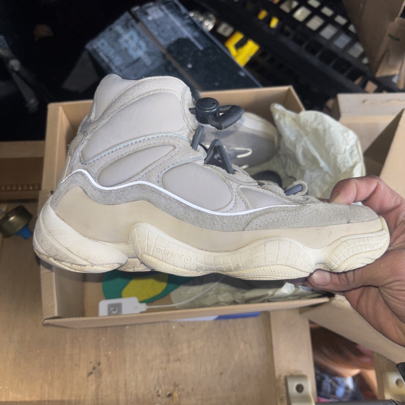 Size 6 – adidas Yeezy 500 High Mist Stone