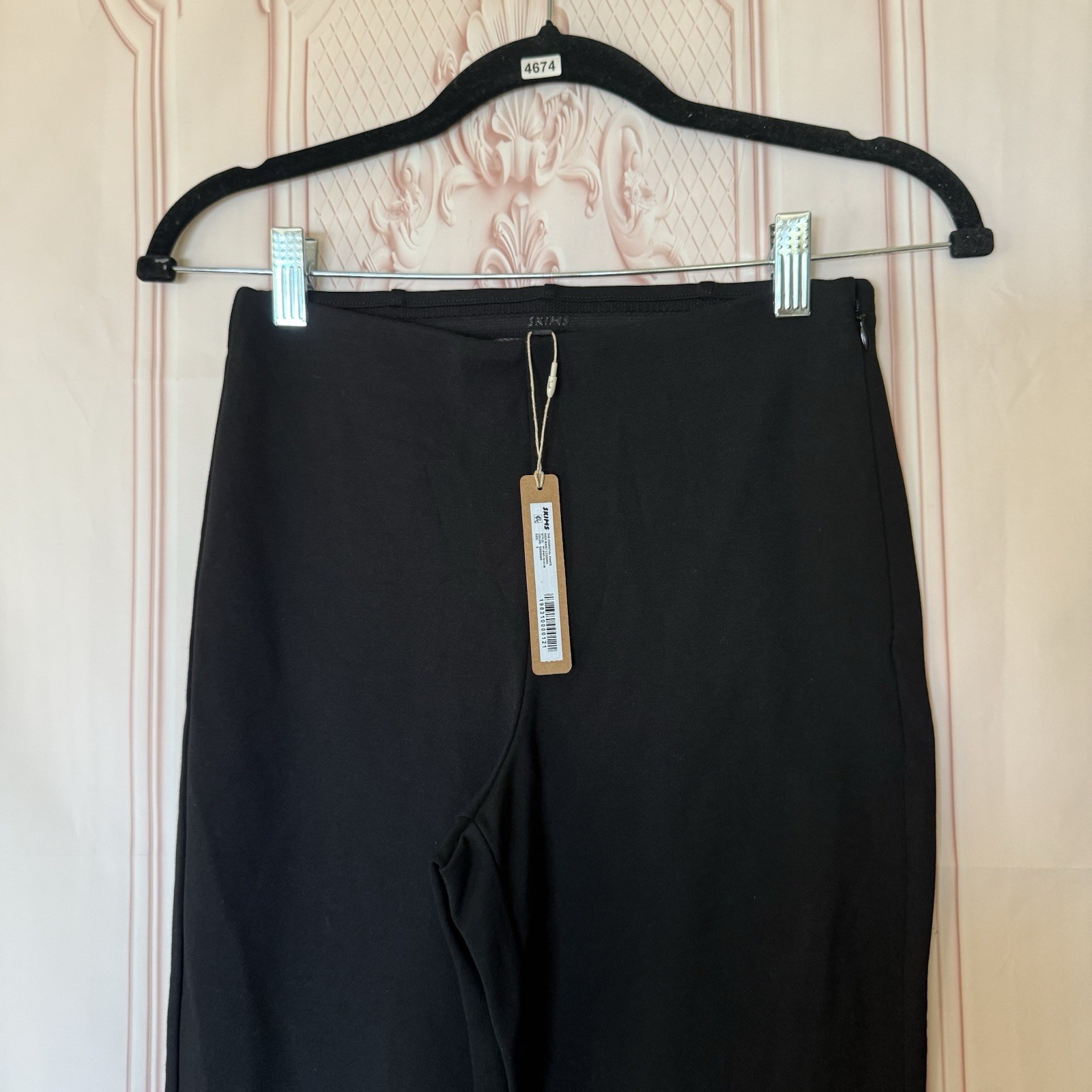 SKIMS The Essential Pants High Waist Legging Obsidian Black Size S NWT $138