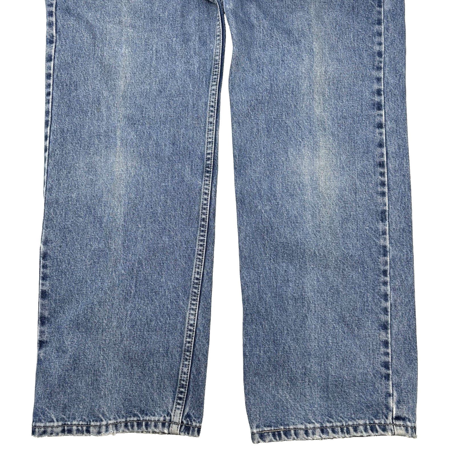2001 Levi’s Silvertab Medium Wash Mid Rise Wide Leg Baggy Jeans 9S 31×30″ Mexico