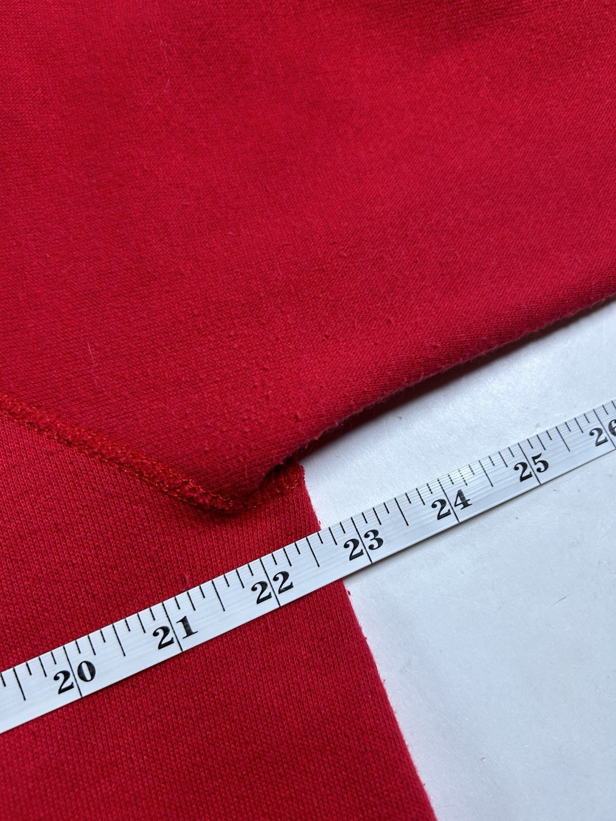 Vintage St John’s Red Storm Banned Logo Red Crewneck Sweatshirt 22.75×26.75 Rare