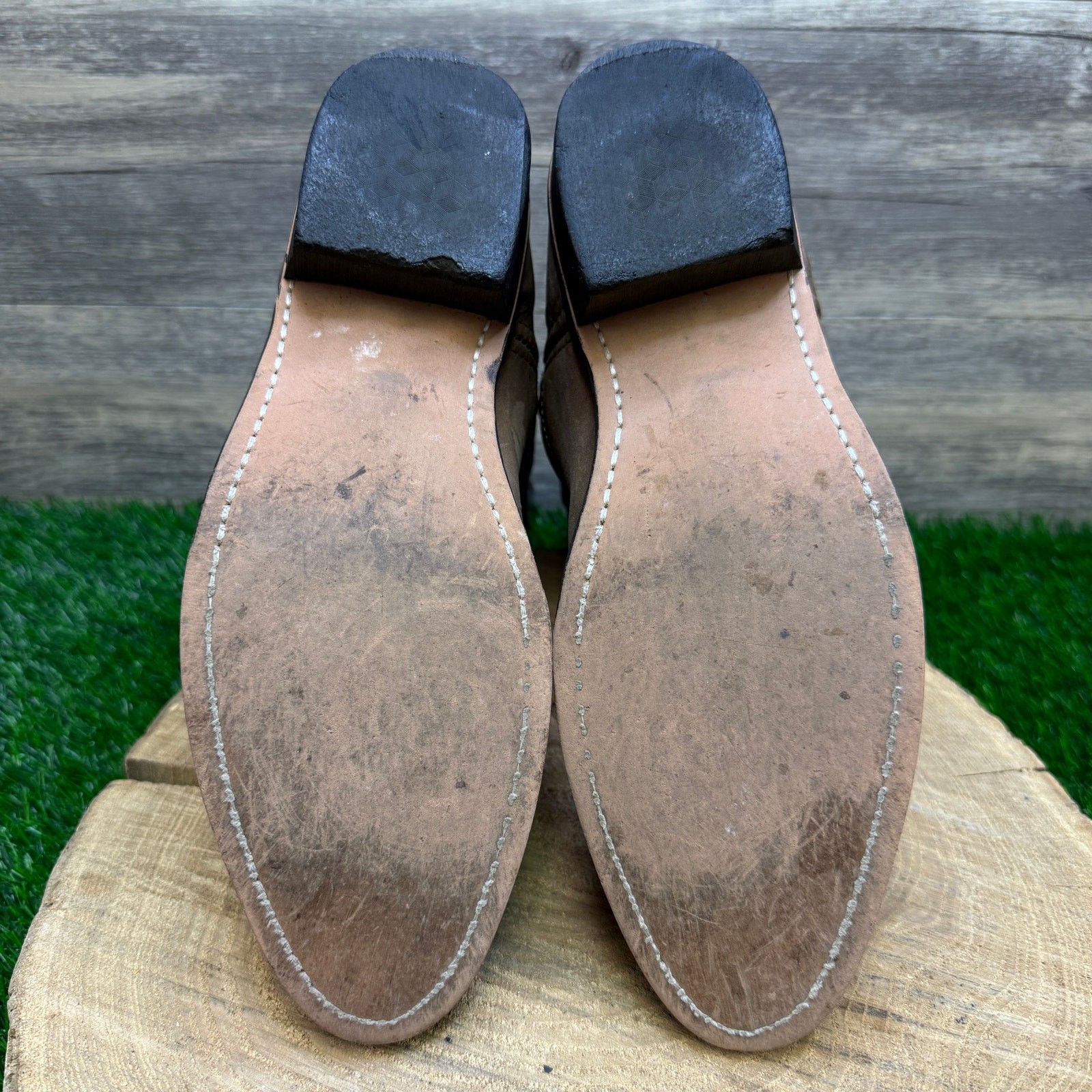 Laredo Men – Size 8.5D – Brown Pull On Cowboy Boots Style 4212