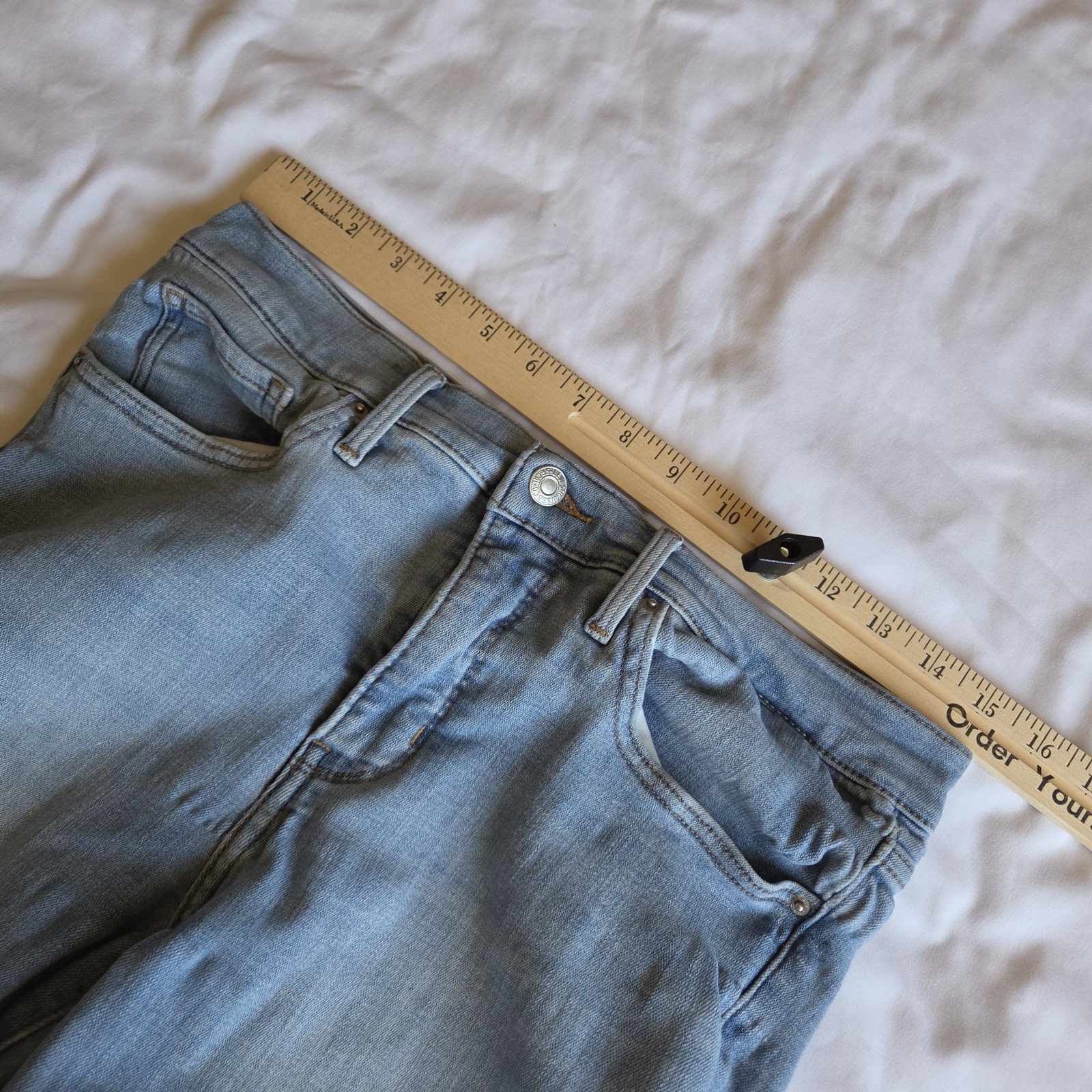 Levi’s Women’s 315 Shaping Bootcut Blue Denim Jeans Size 30×30 Cotton Stretch