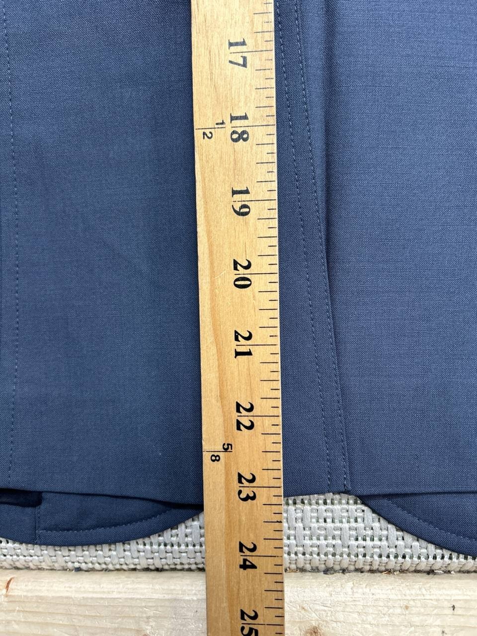 Theory Carissa Blazer Jacket Womens 2 Blue Wool Slim Fit Double Vented Formal