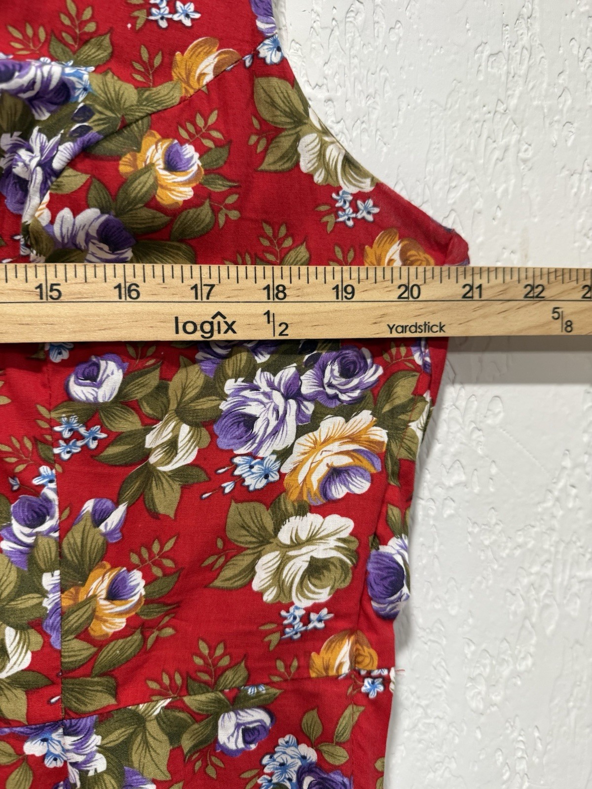 Hearts & Roses Rose Print Fit Flare Dress Size 14 Retro Alternative 50s Pin Up
