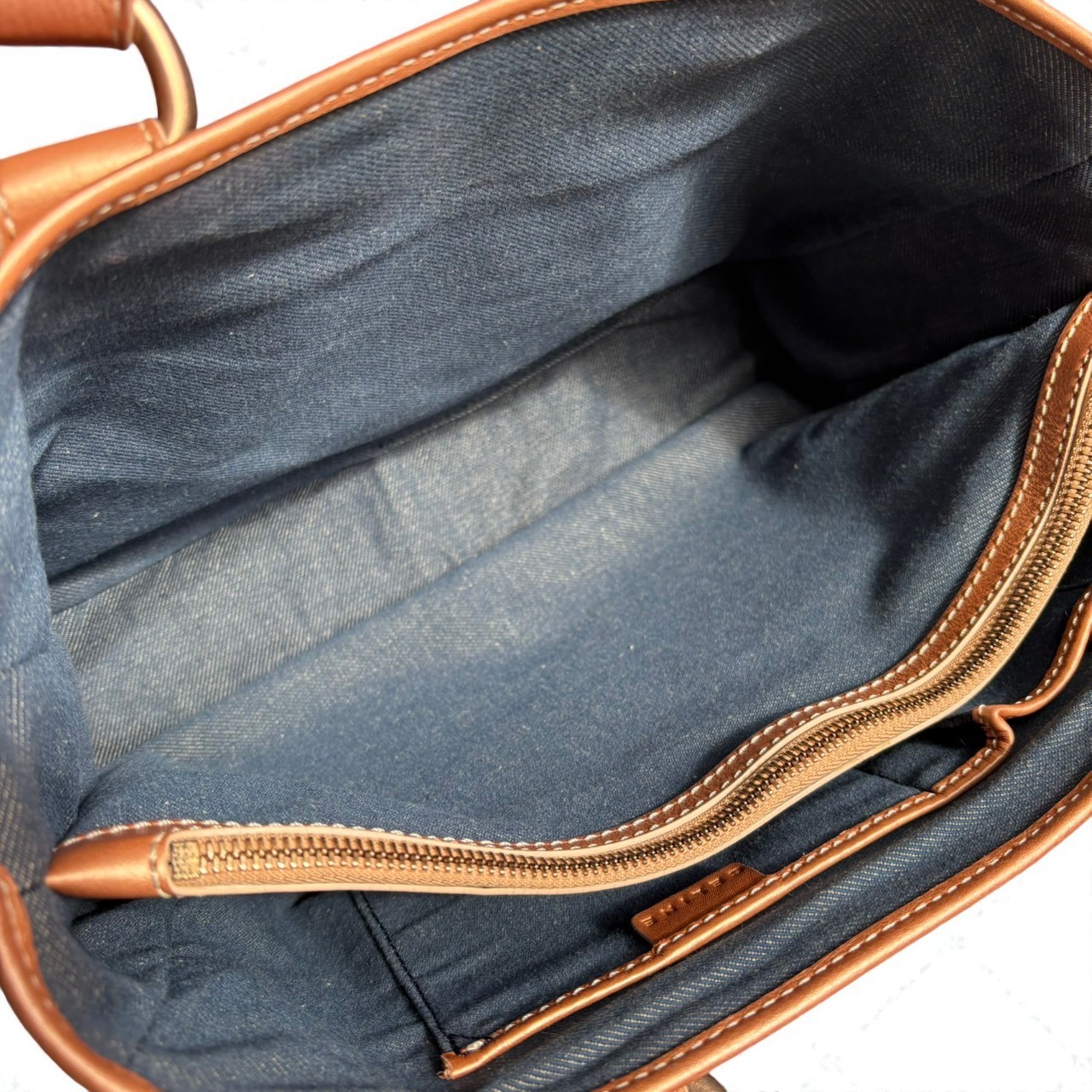 CELINE Shoulder Bag Boogie Bag Macadam Denim Authentic