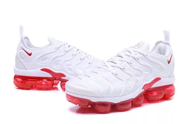 Nike Air Vapormax Plus TN White Red Men’s Shoes Size 7-12 Free Shipping