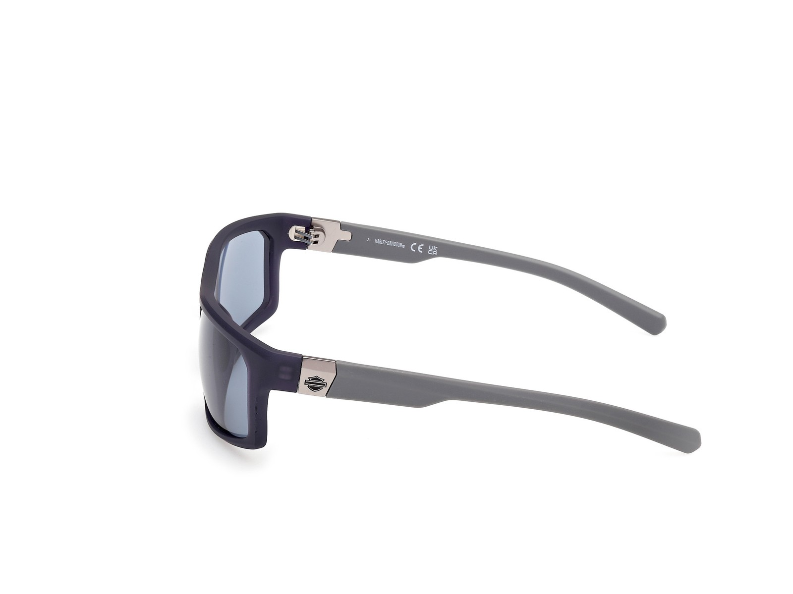 Harley Davidson HD00023 91V injected Matte Blue Blue 62 mm Men’s Sunglasses