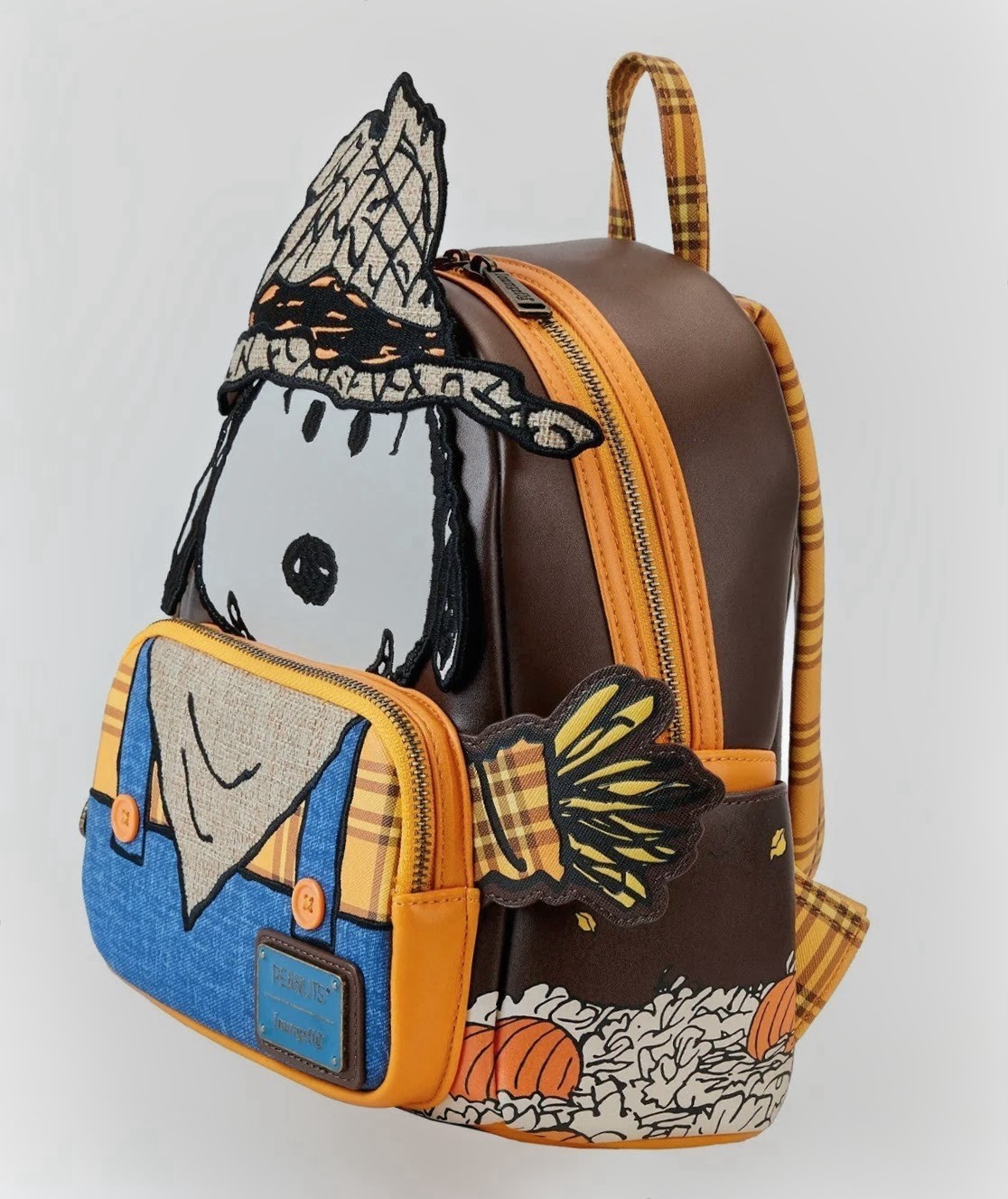 LOUNGEFLY PEANUTS SNOOPY SCRAWCROW COSPLAY BACKPACK NWT