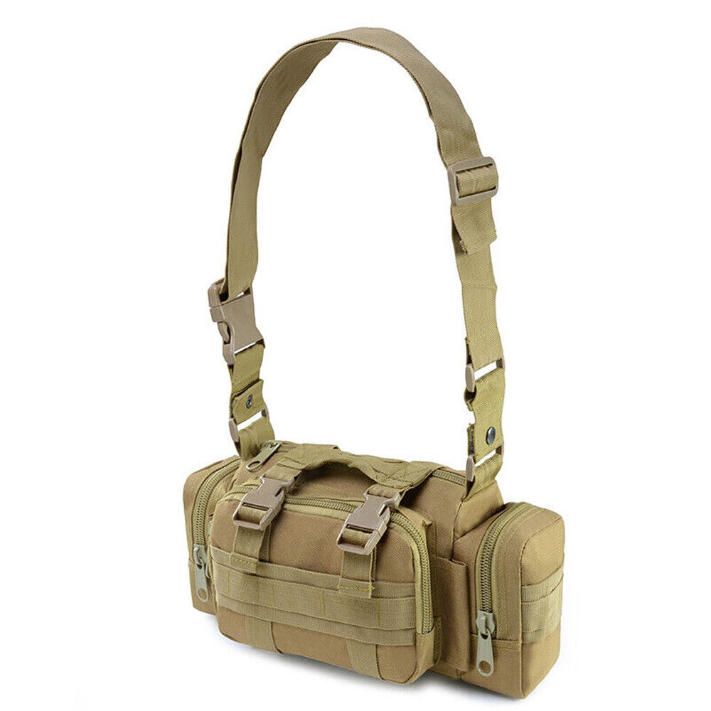 Tactical Waist Pack Molle Pouch Deployment Bag Utility Outdoor Camping Hiking