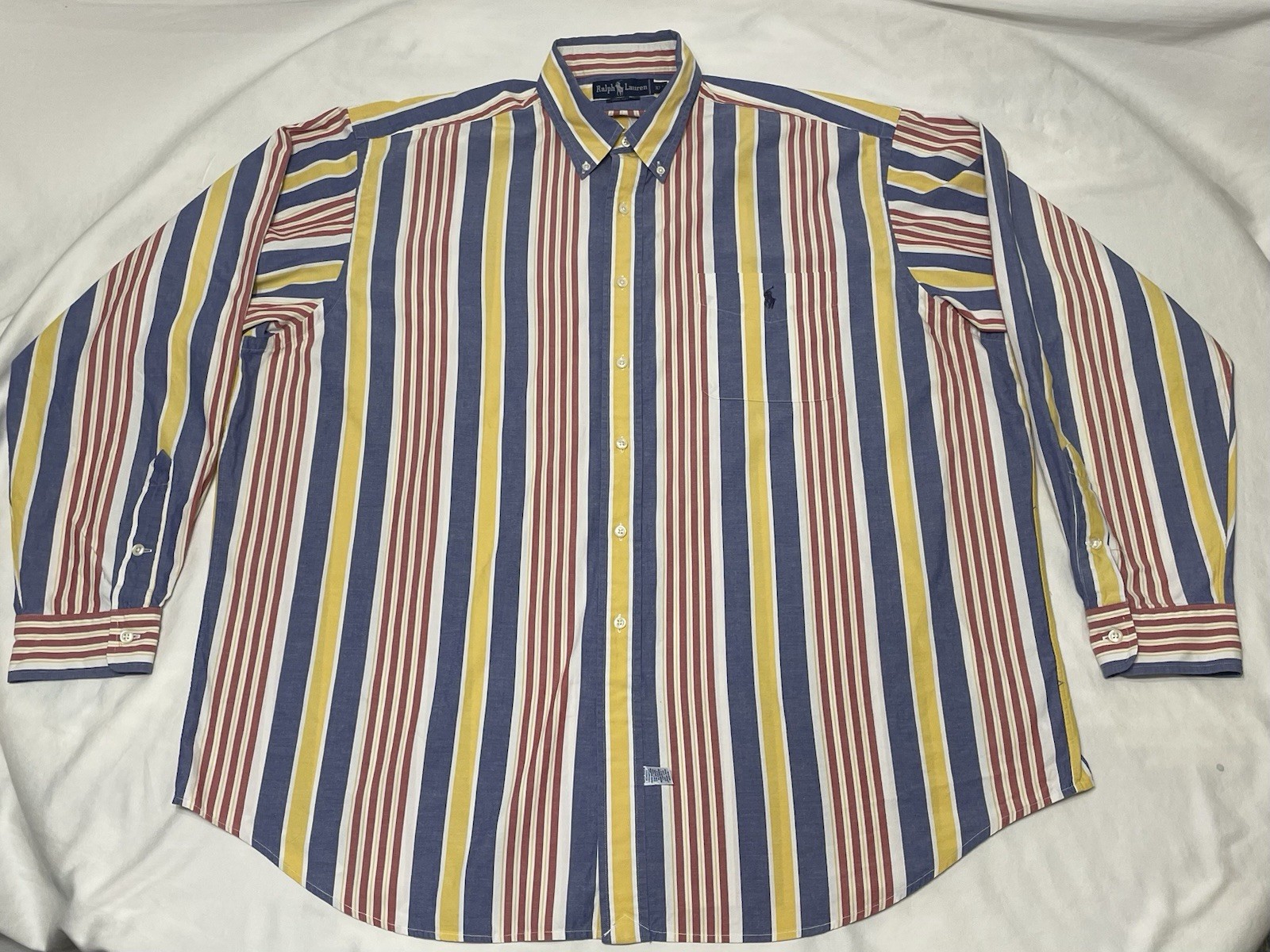 Ralph Lauren Jeans Co. Men’s Striped Long Sleeve Shirt size XXL