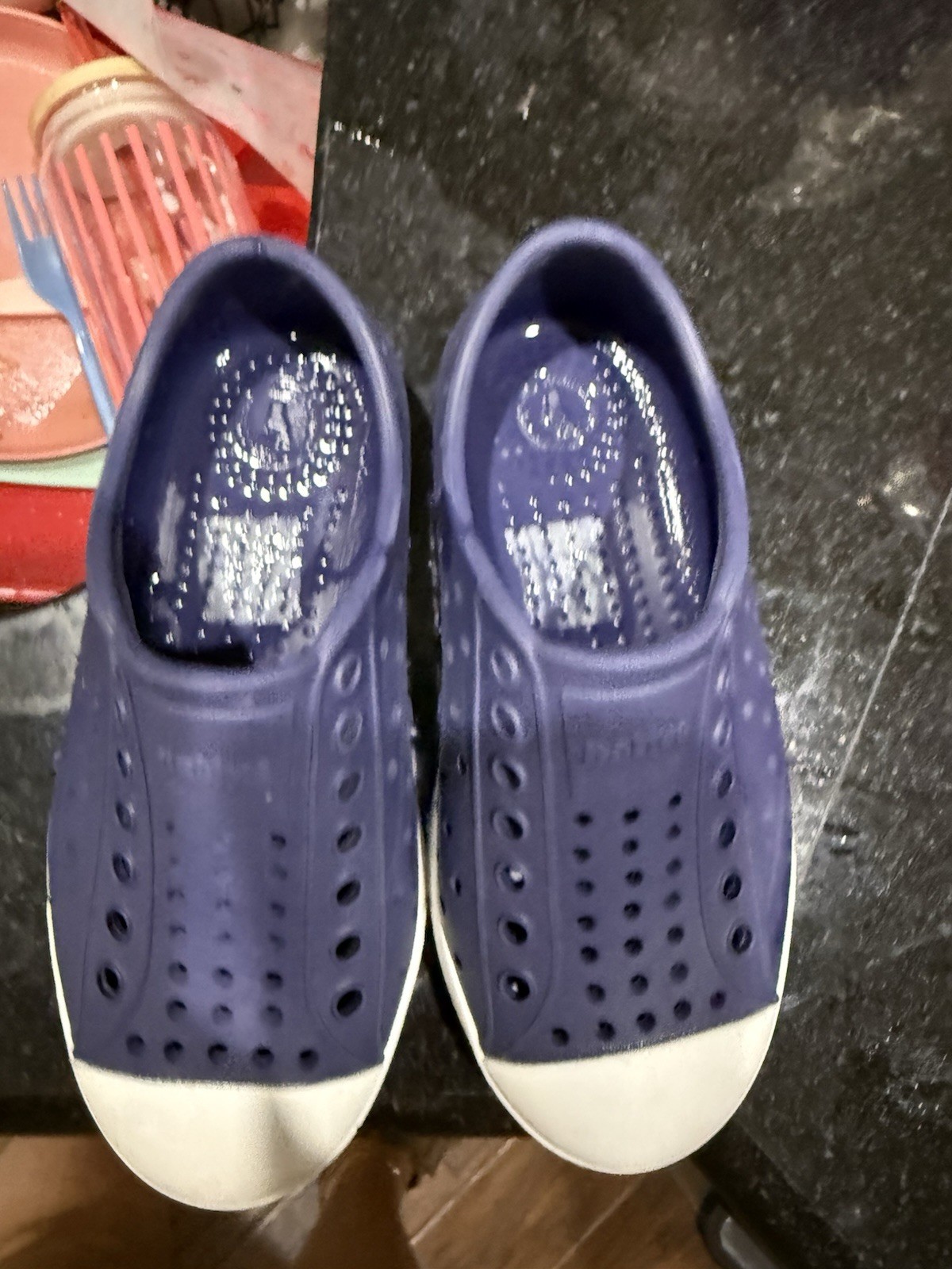 Native Kids Jefferson Slip On Navy Size C10 Water Shoes Lightweight