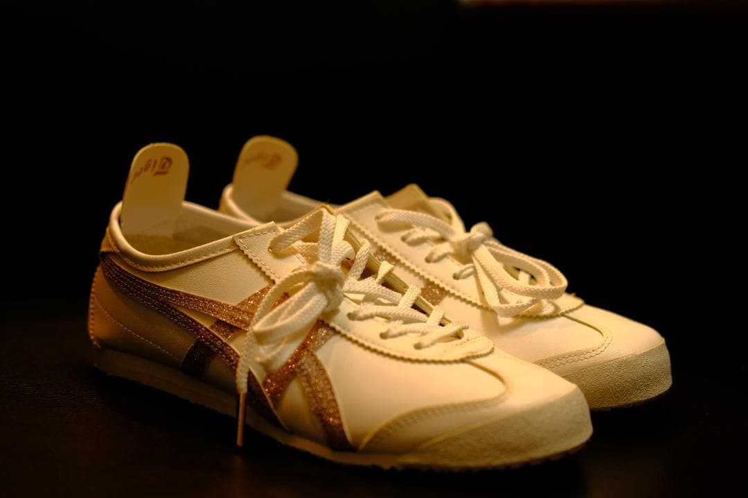 Onitsuka Tiger Mexico 66 White Rose Gold Unused Men 5.0 US