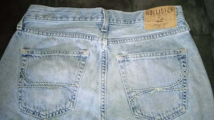 Men’s 29×32 Hollister Bootcut Light Blue Denim Jeans