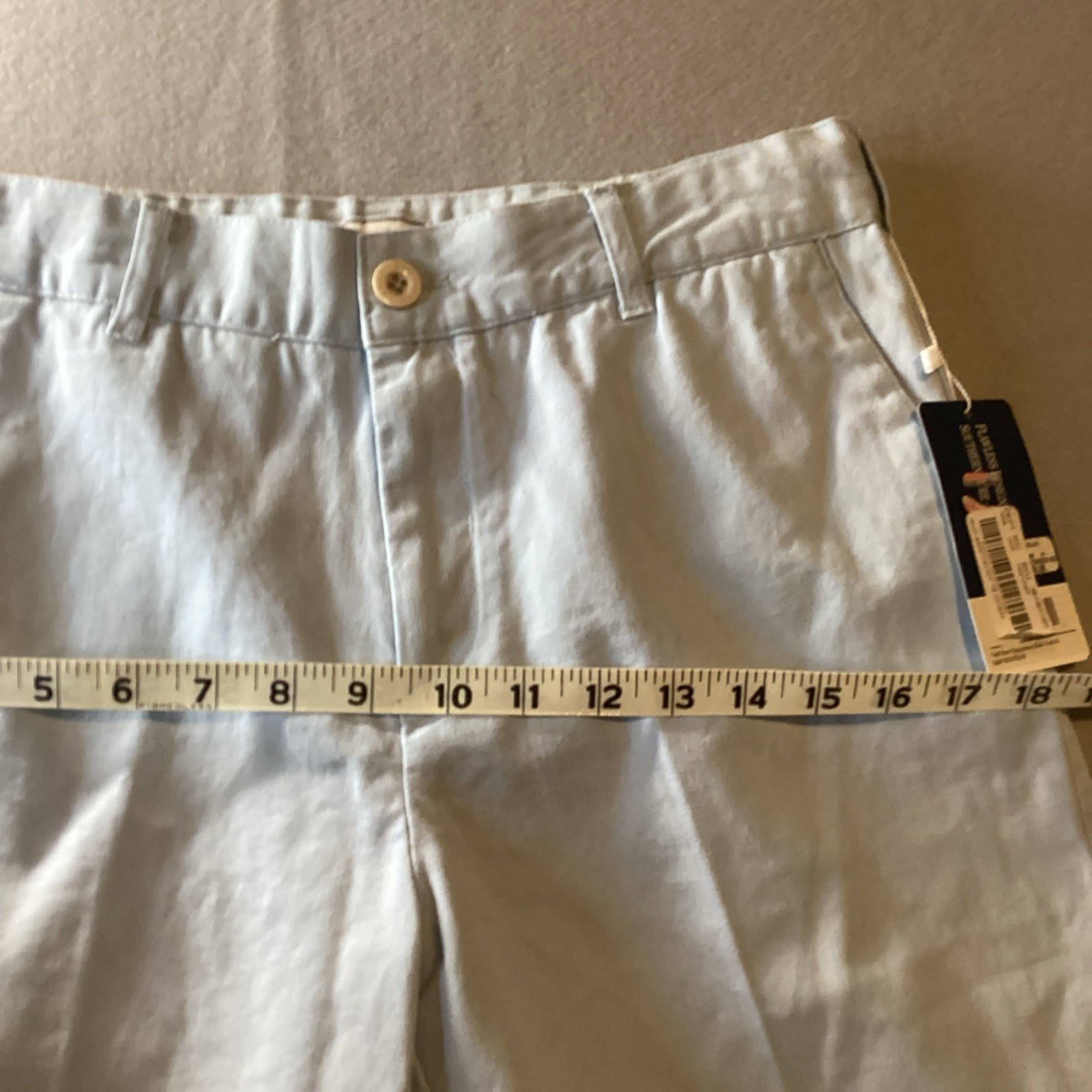 Southern Lure Boys Twill Flat Front Light Blue Shorts SZ Youth 16 New With Tag