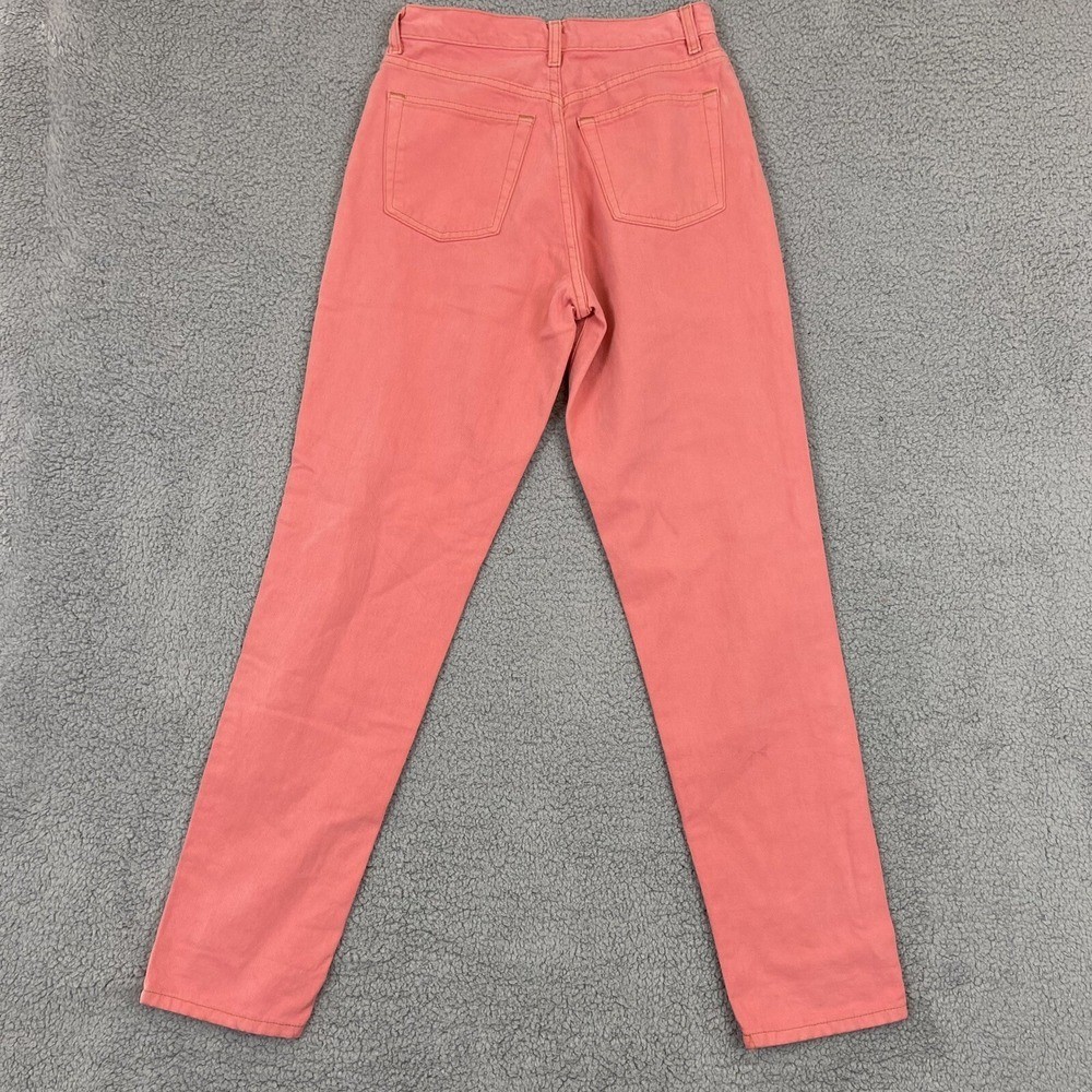 Vintage Gap Jeans Womens 8 Regular Coral Pink High Rise Classic Fit Made in USA