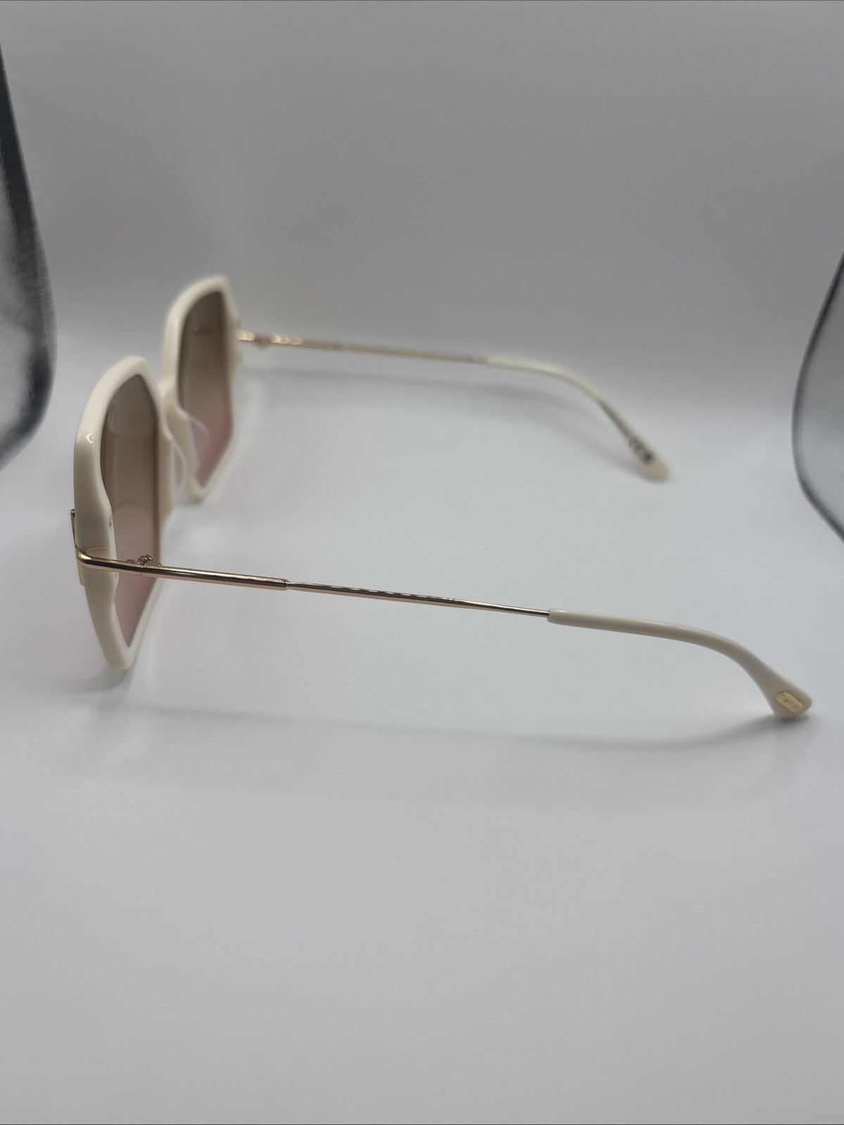 Tom Ford Joanna FT1039 25F Ivory Gradient Brown 59 mm Women’s Sunglasses