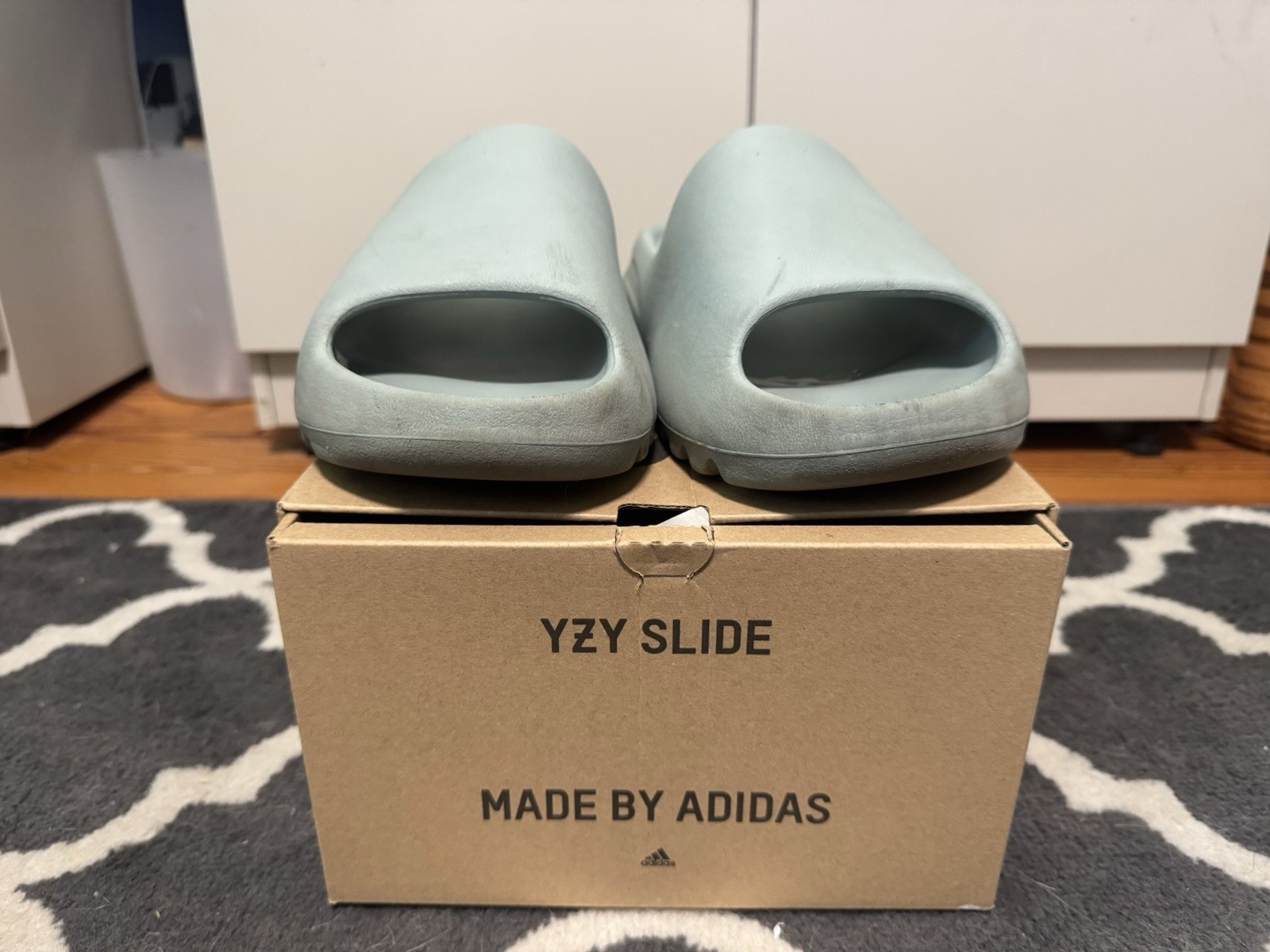 adidas Yeezy YZY Slide Salt Blue Men’s Sandal US 12 EU 47 ID5480