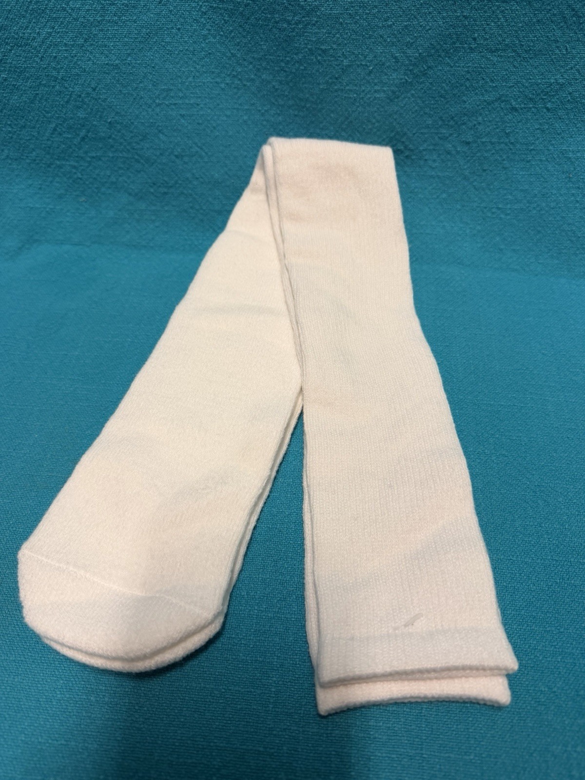 VTG Tube Socks 10-13 26” White USA Made Acrylic Athletic New 80s 90’s Men’s.