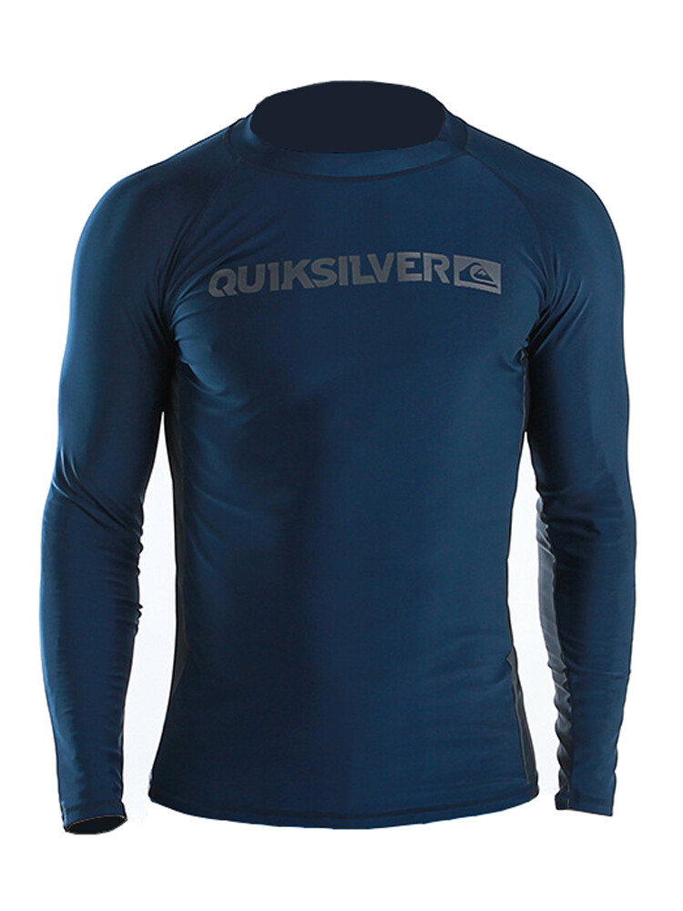 MEN’S RASH GUARDS BEACH LONG SLEEVES SURF SNORKELING SWIM TOP SHIRT WATER SPORTS