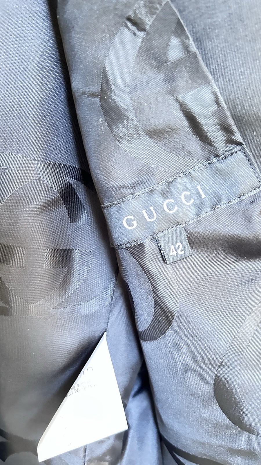GUCCI Italy Black Wool Blazer IT 42 Tom Ford Era Tailored Jacket