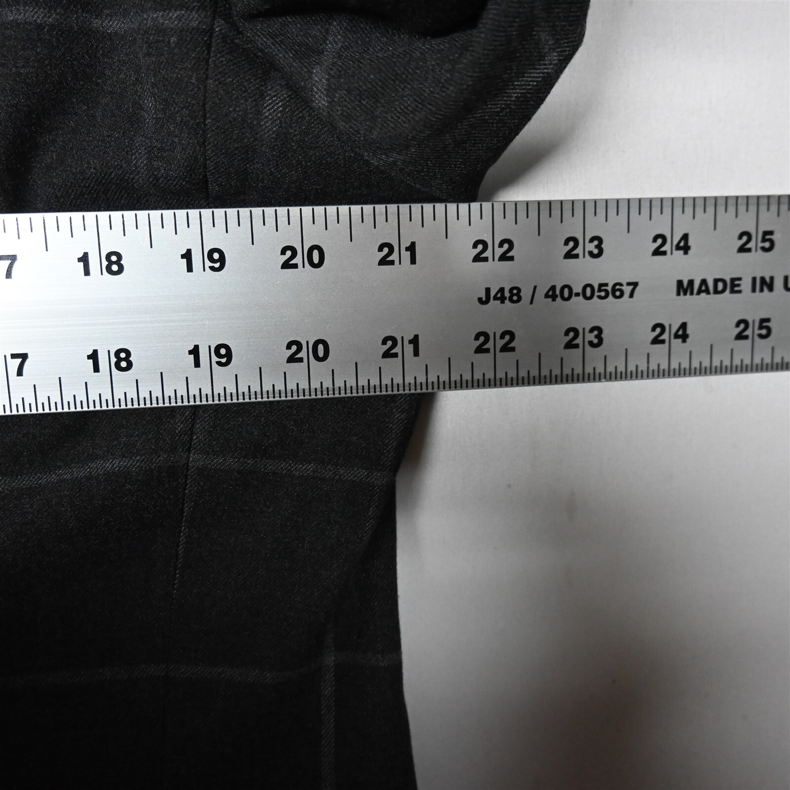 NEW Murano Large Gray Windowpane Slim Fit Mens Jacket Tuxedo Tux Smoking Coat