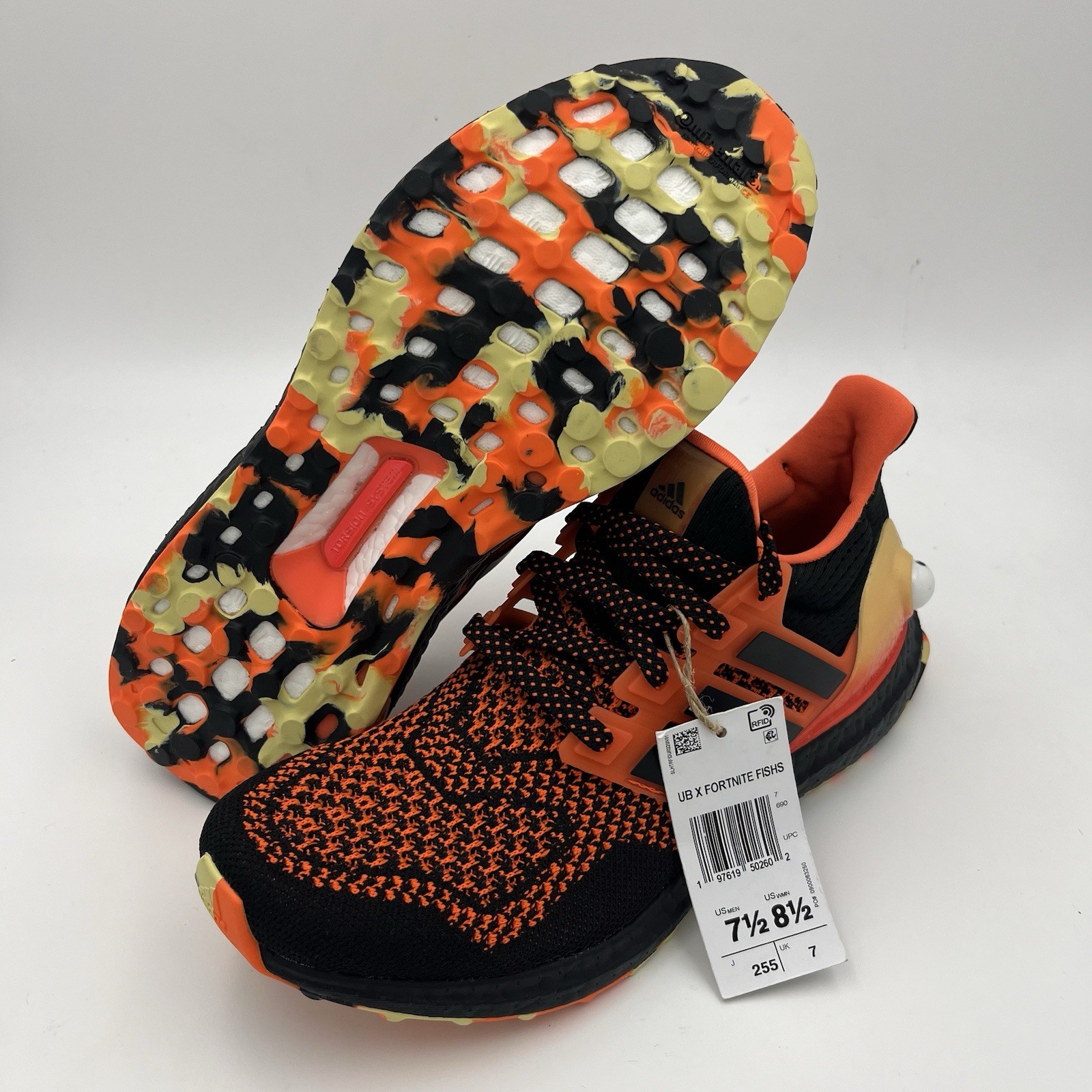 Adidas Ultra Boost 1.0 Fortnite Fishstick Orange NEW JQ0715 – US 7.5 Sneakers