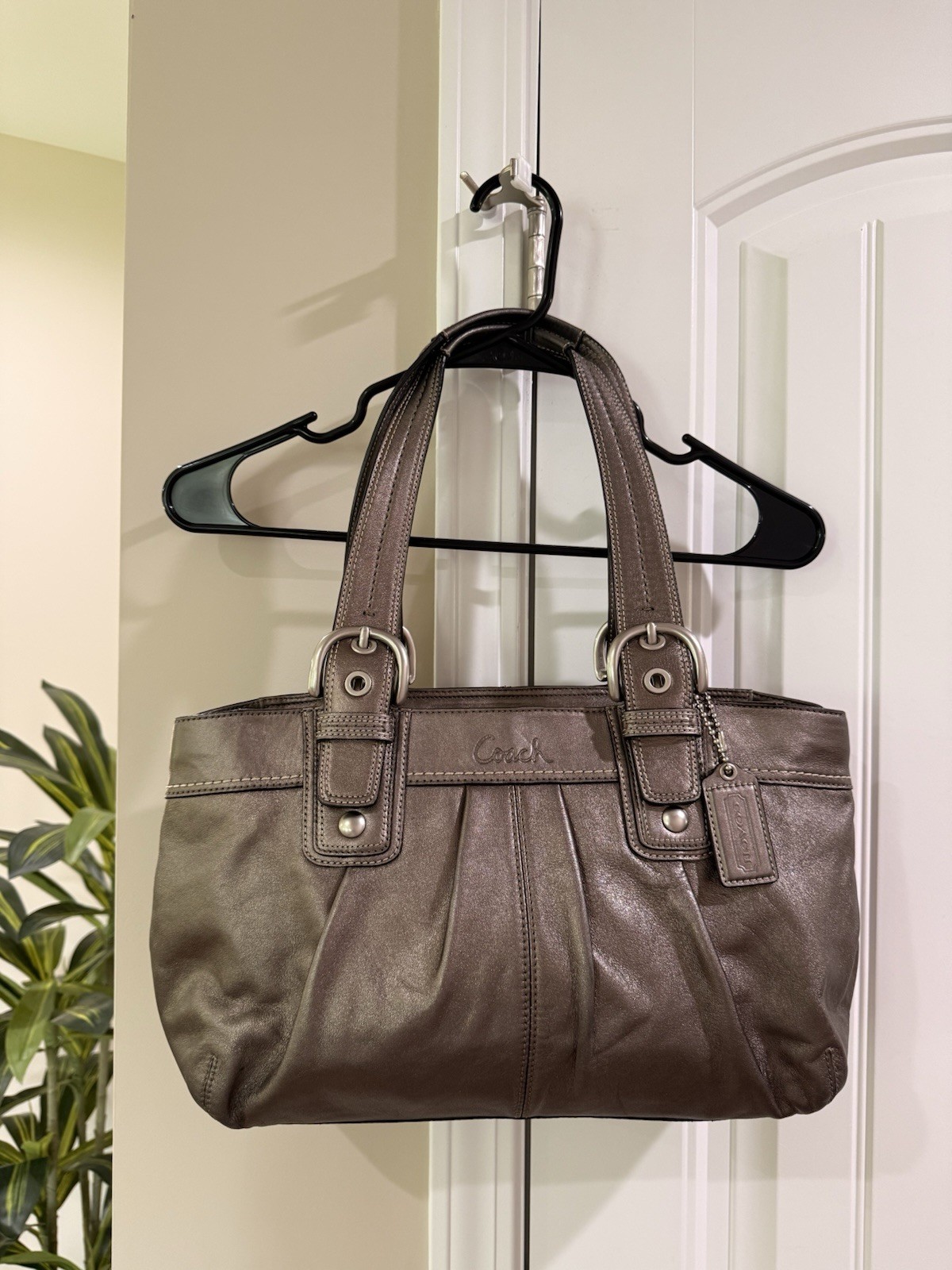 Coach Soho Pleated Leather Tote