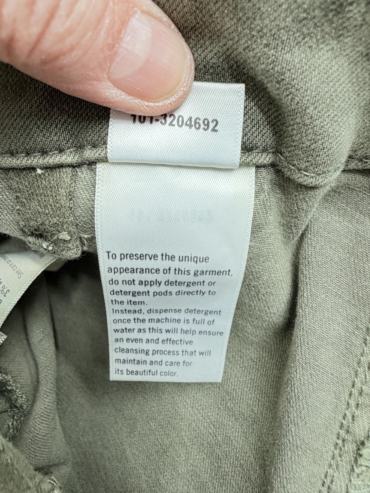PAIGE Mayslie Jogger Pants Womens 24 Green Twill Ankle Zip Elastic Cuff