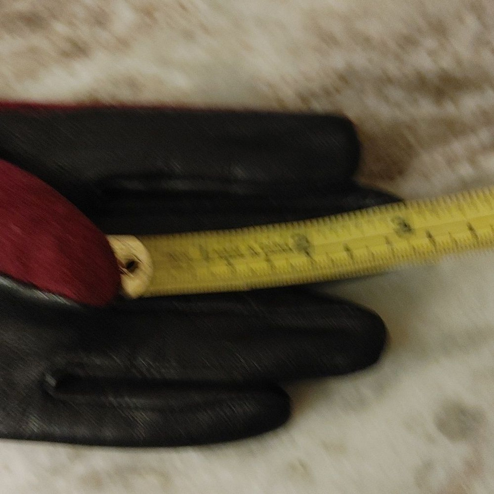 Vintage Eddie Bauer Wool and Leather Gloves Size L