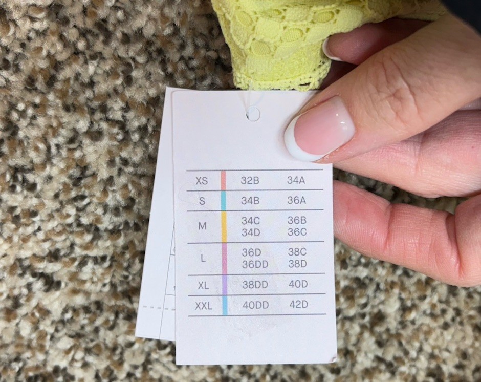 Auden Unlined Long Line Bralette “Lemon Yellow” Size: XL. NEW!