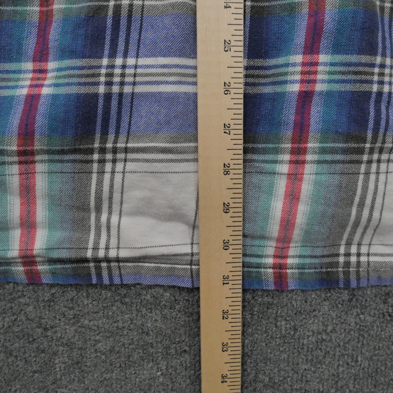 Vintage Plainsman Shirt Mens 2XL Blue Plaid Pearl Snap Western Country 90s
