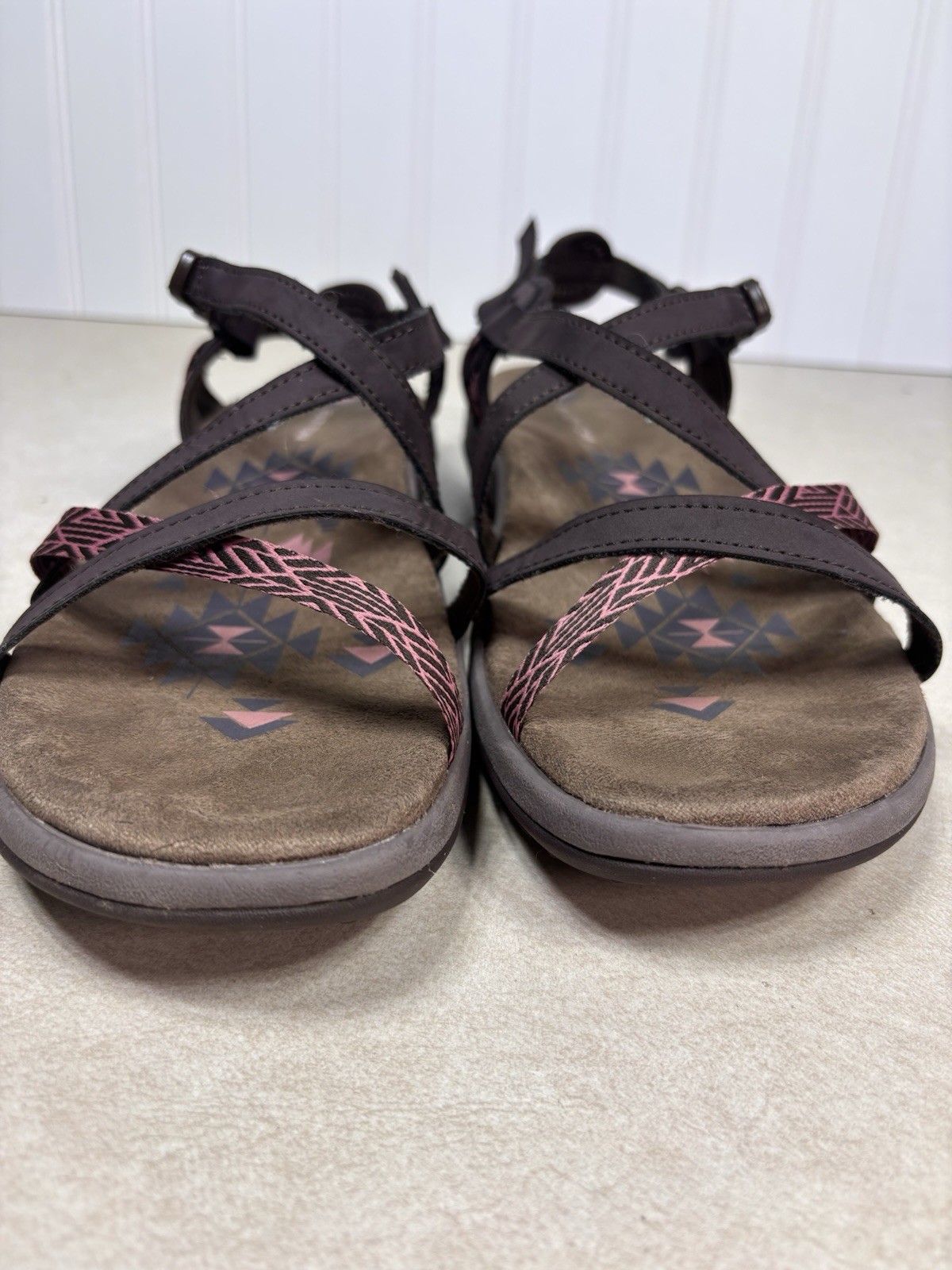 Skechers Reggae Slim – Vacay Sandals Thin Strappy Buckle Slides Women’s Sz 9.5