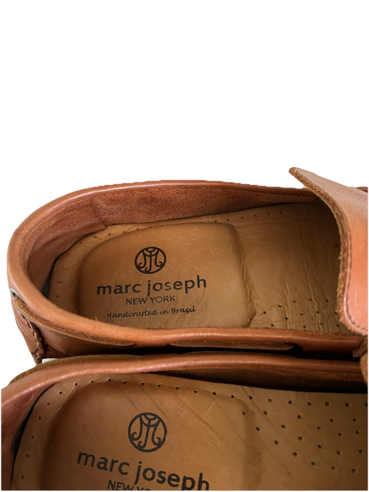 Men’s Marc Joseph NY Brazilian Made Tan Loafers EUC 10