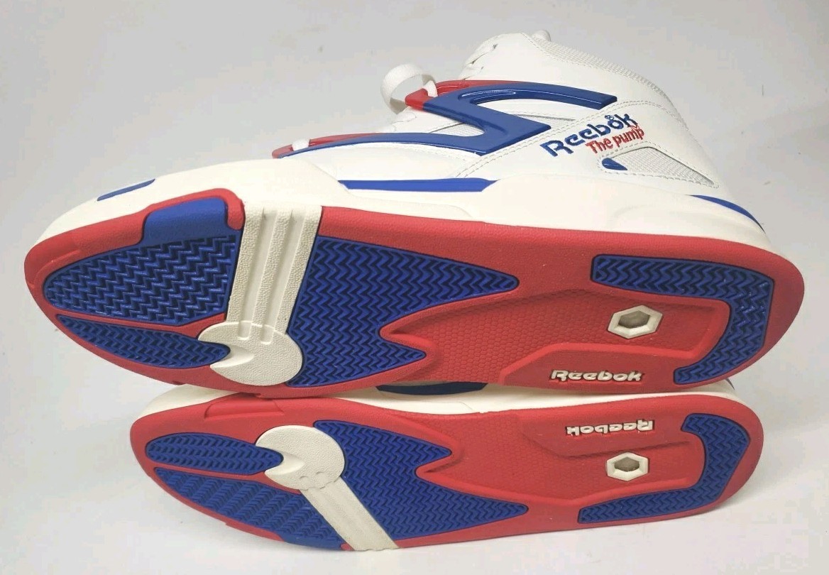 Reebok Basketball Pumps Omni Zone II White Size 12-V.V.N.D.S! FLAWLESS 🔥🧊