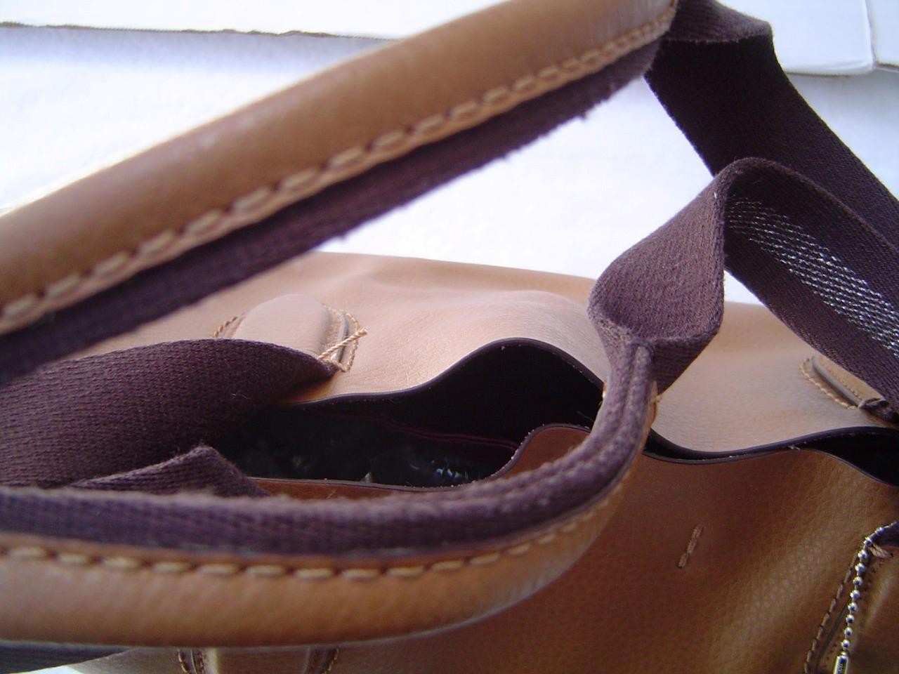 AUTHENTIC COACH SADDLE LEATHER DERBY TOTE #58660 EUC