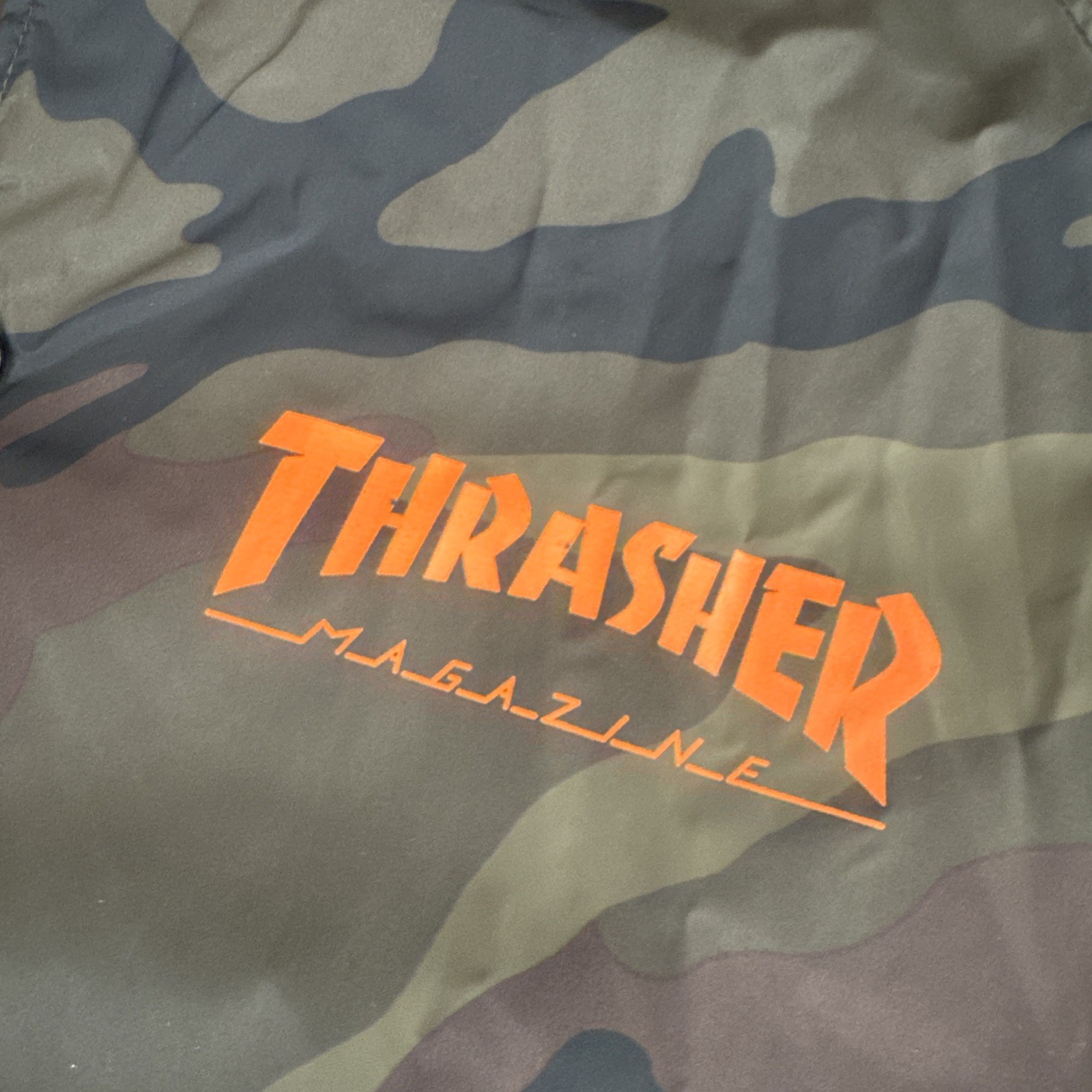 Thrasher Camouflage Skategoat Skateboarding Windbreaker Jacket – Men’s Small