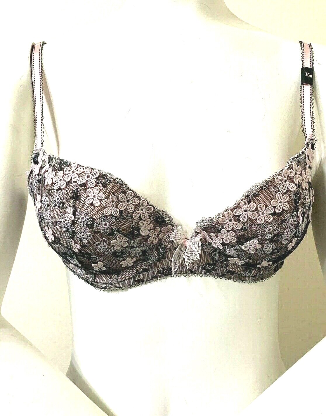 VICTORIA ‘S SECRET LINED DEMI BRA 32D,34C,36B Brown, Pink
