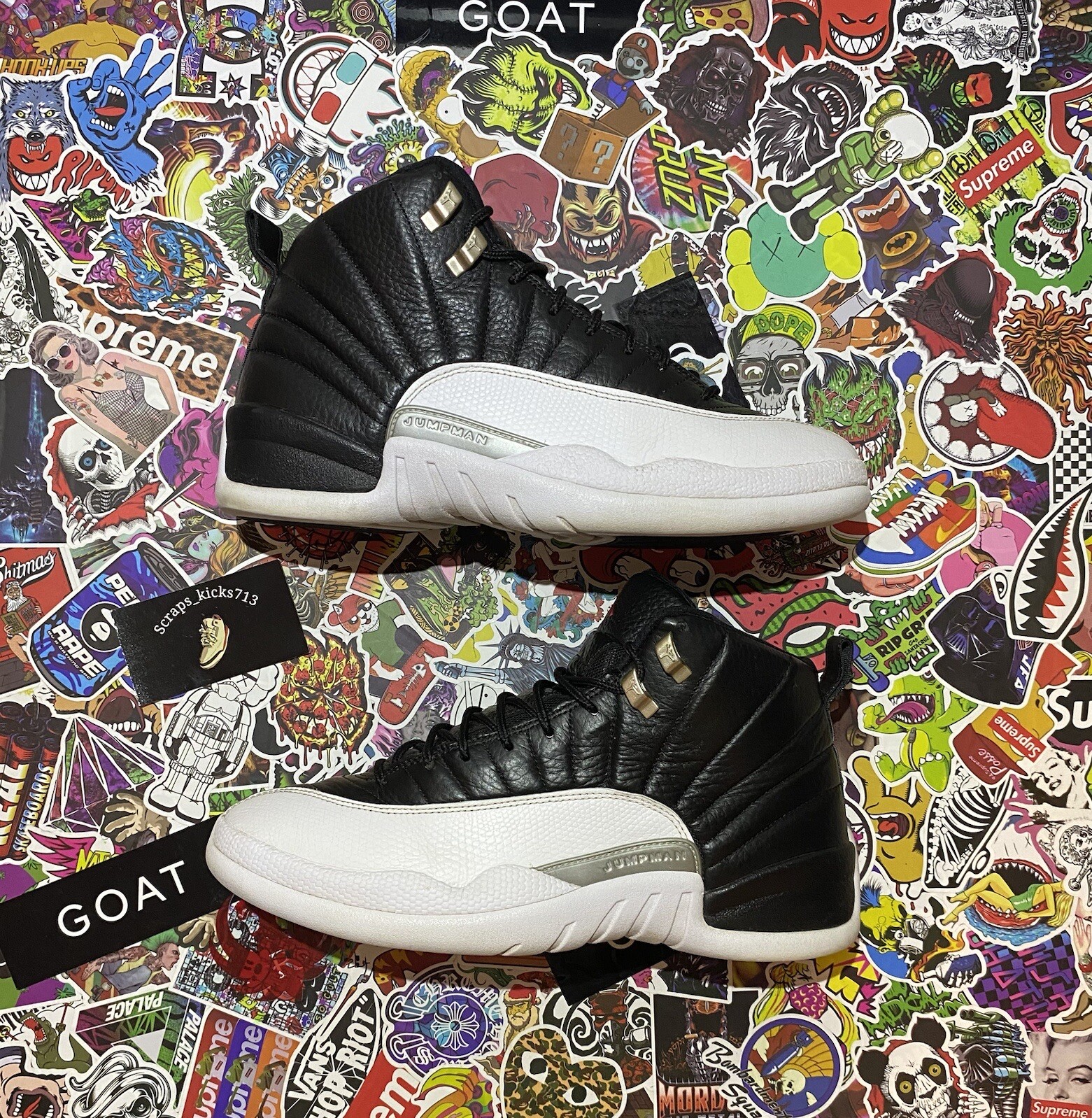 Mens Nike Air Jordan 12 Retro Mid Playoff – Size 10 mens (USED NO BOX)